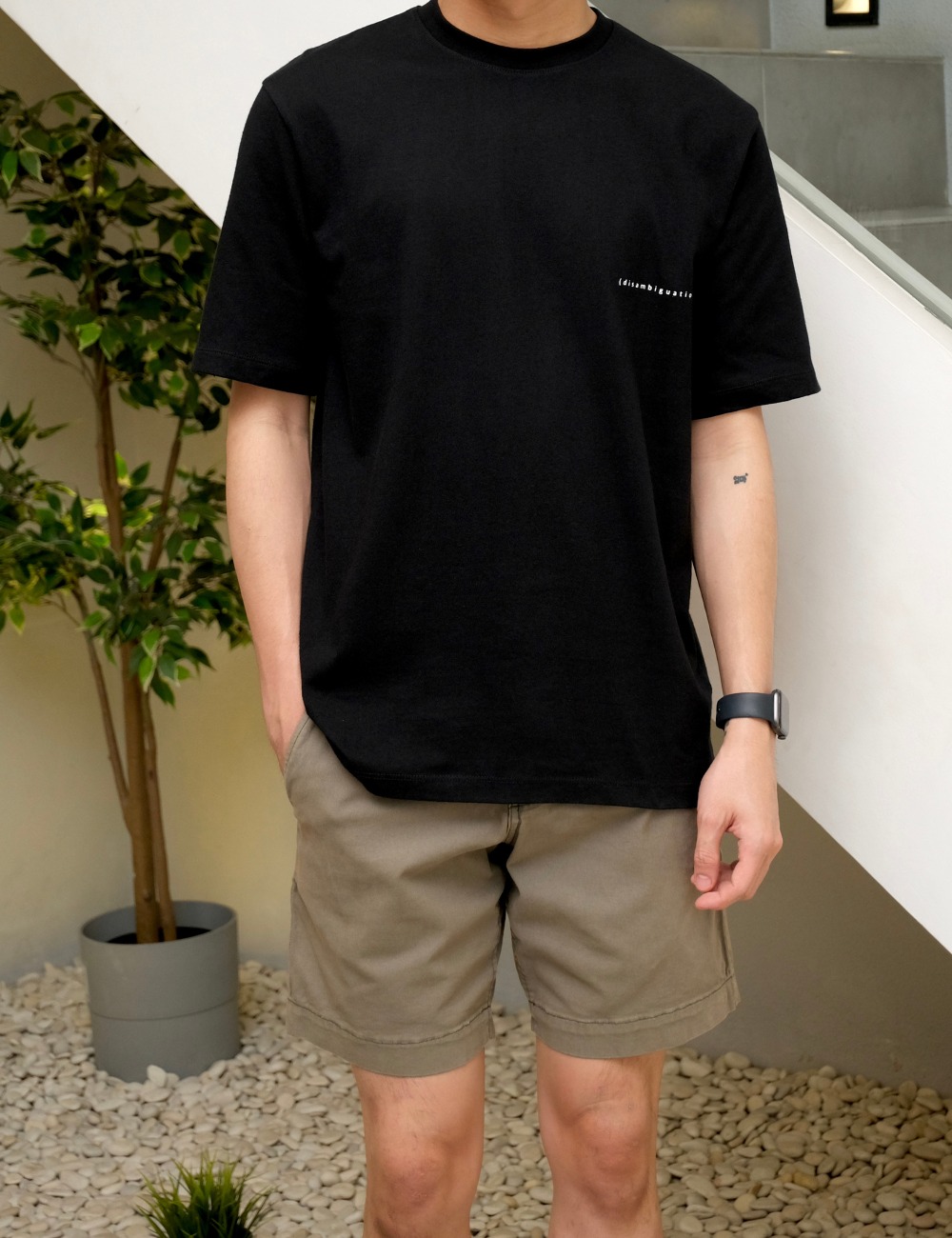 Arkline Paradox Tshirt Obsidian Black