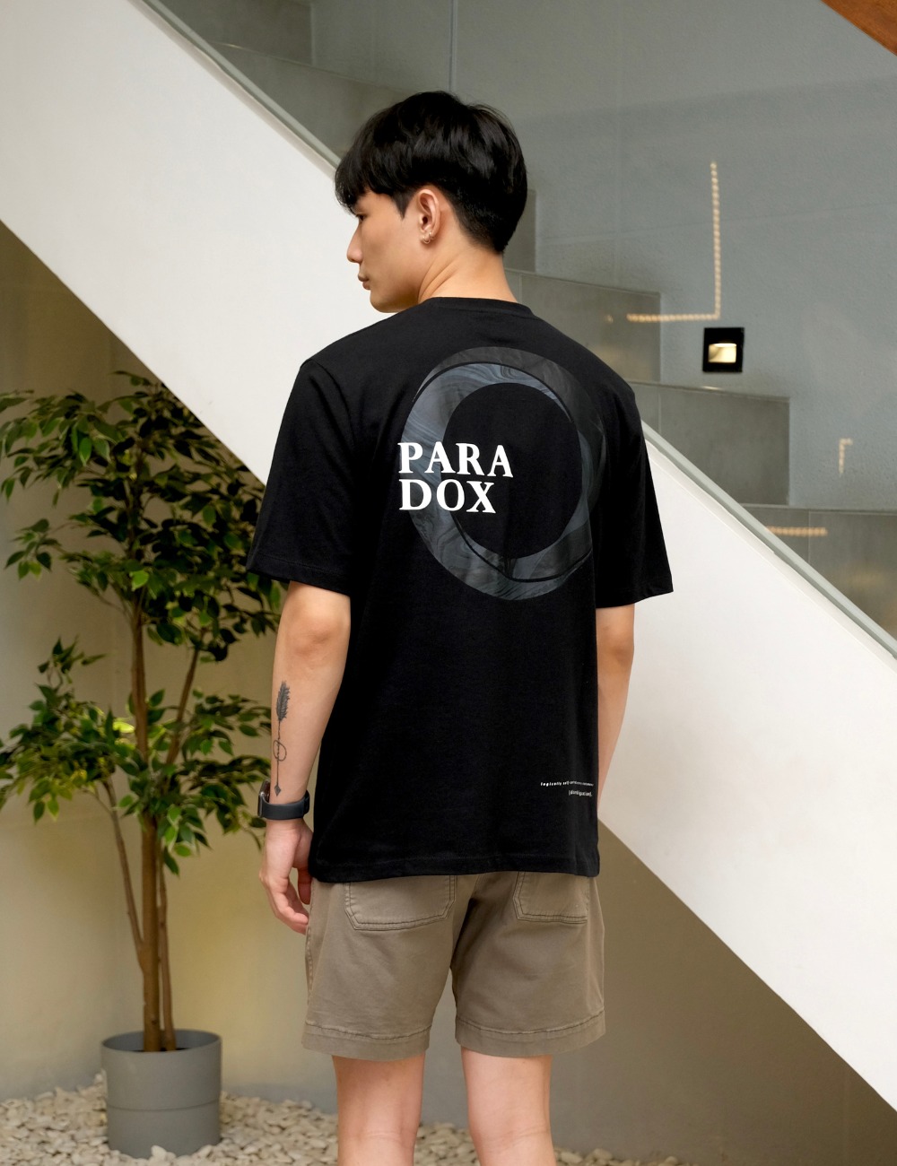 Arkline Paradox Tshirt Obsidian Black