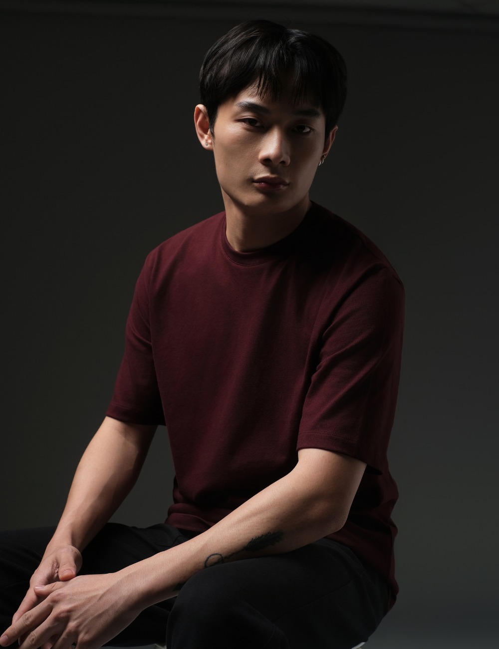 Arkline AI Family Moral Maroon T-Shirt 