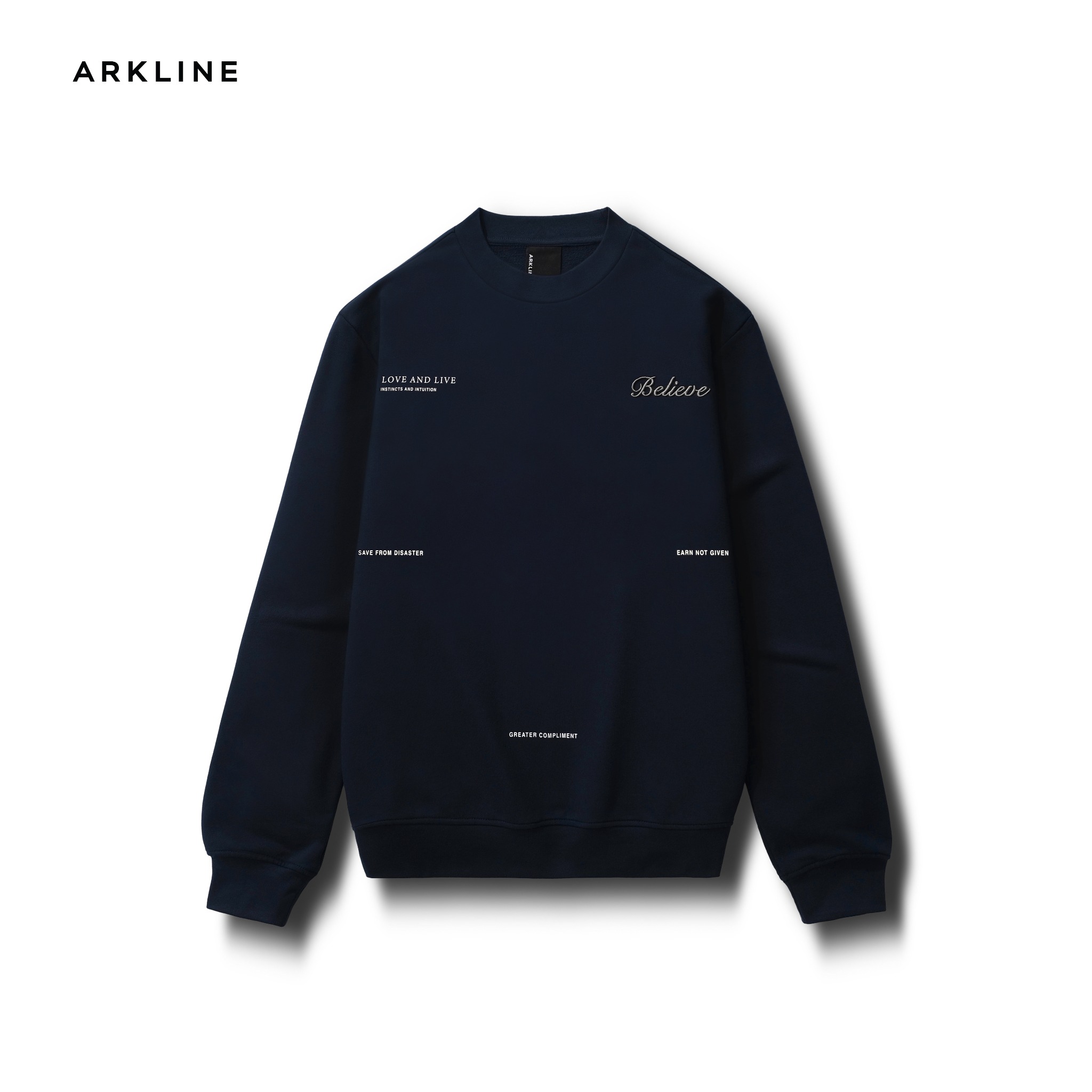 Arkline Believe Sweatshirt Midnight Navy
