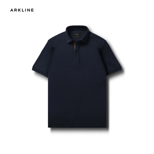 Image of Arkline Gentle Polo Shirt Deep Navy