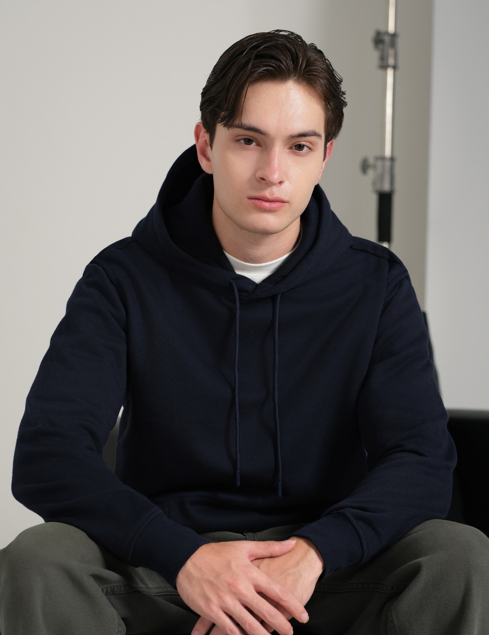 Arkline Solitude Pullover Hoodie Deep Navy