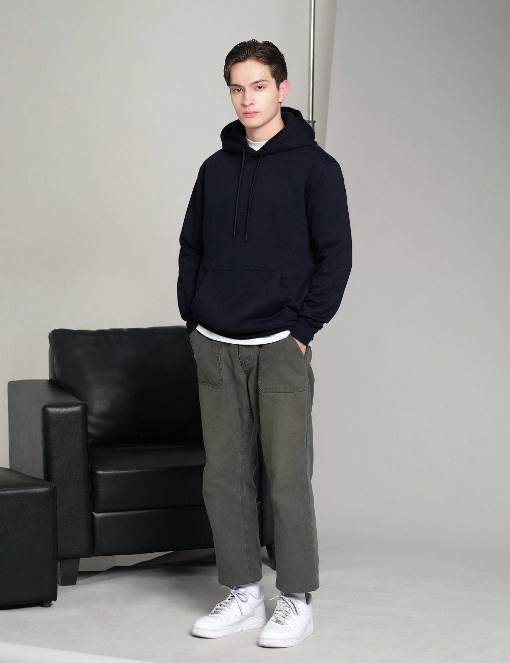 Arkline Solitude Pullover Hoodie Deep Navy