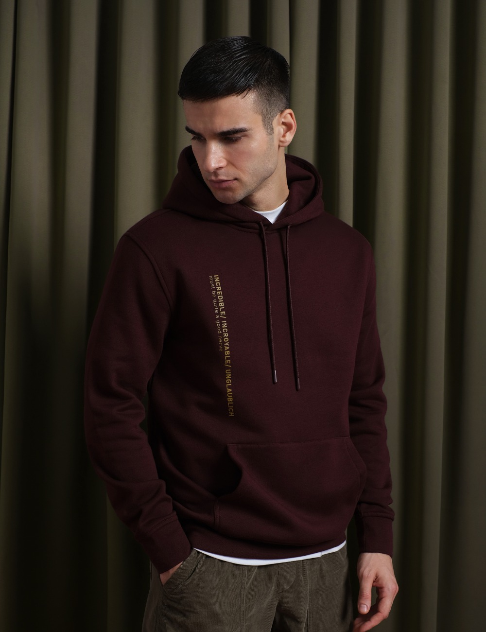 Arkline Incredible Pullover Hoodie Maroon