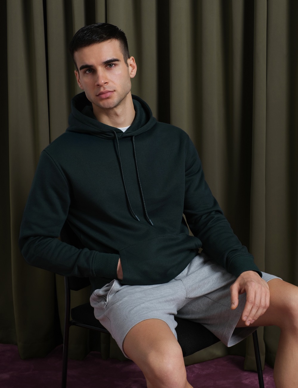 Arkline Different Pullover Hoodie British Green