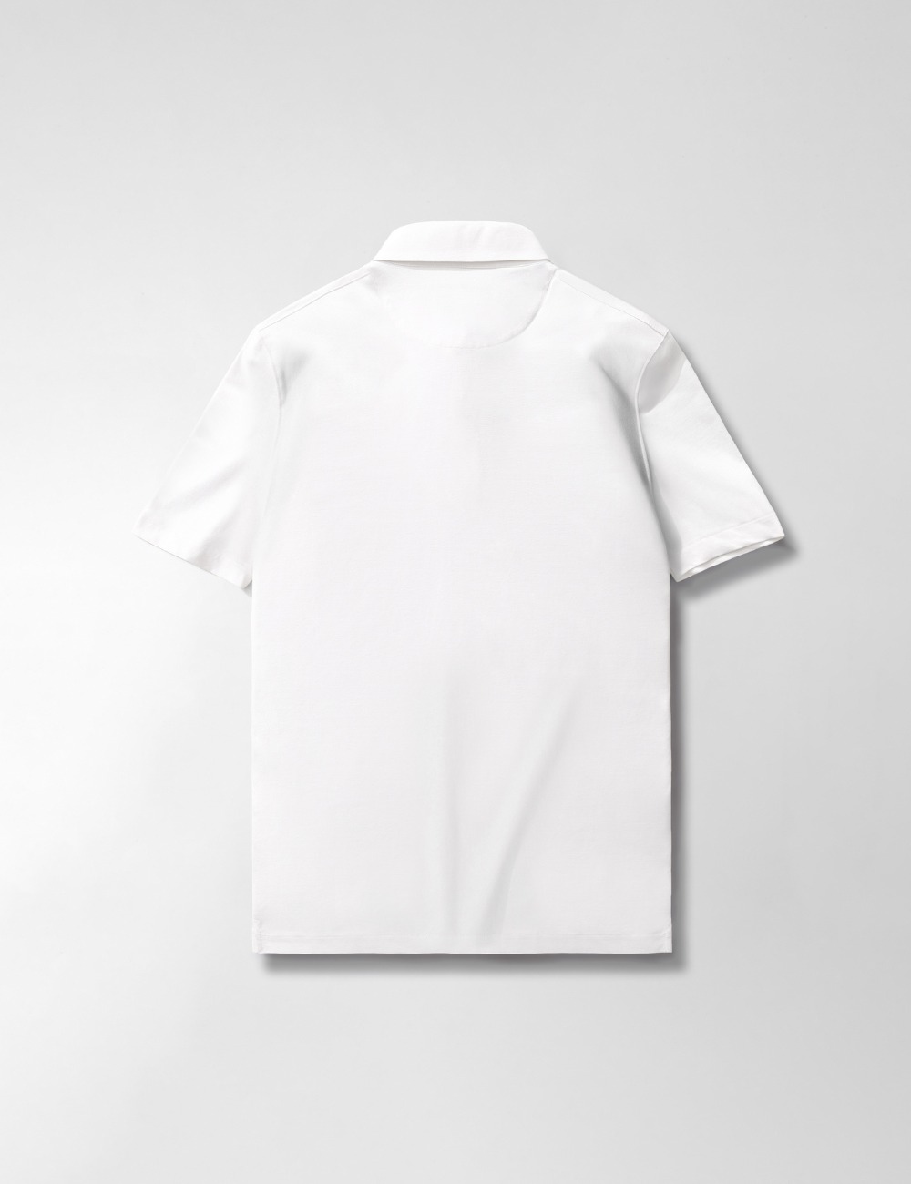 Arkline Hybrid Button Down Collar Polo Shirt White