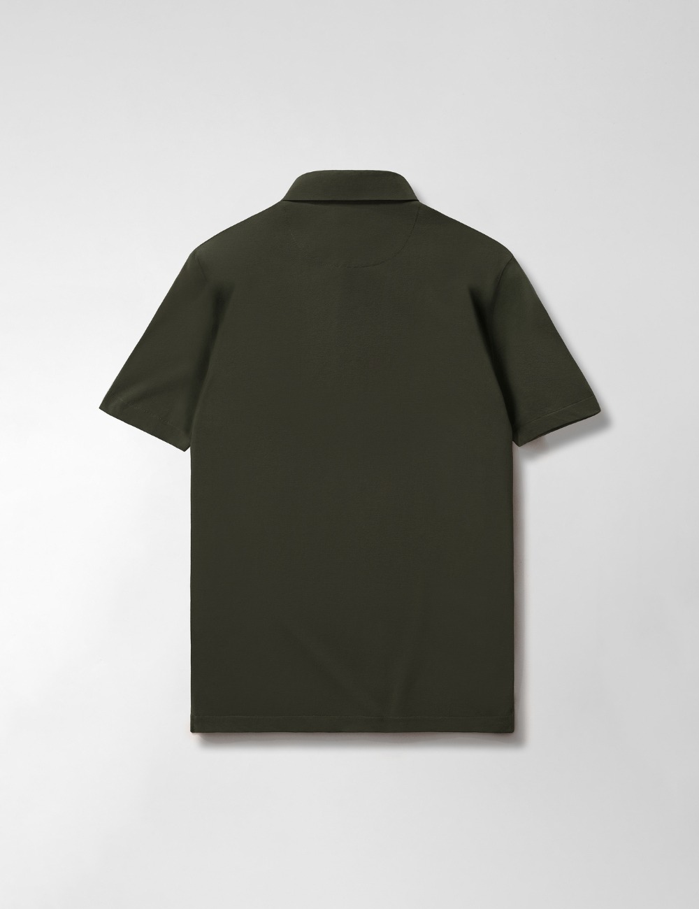 Arkline Hybrid Button Down Collar Polo Shirt Olive Forest