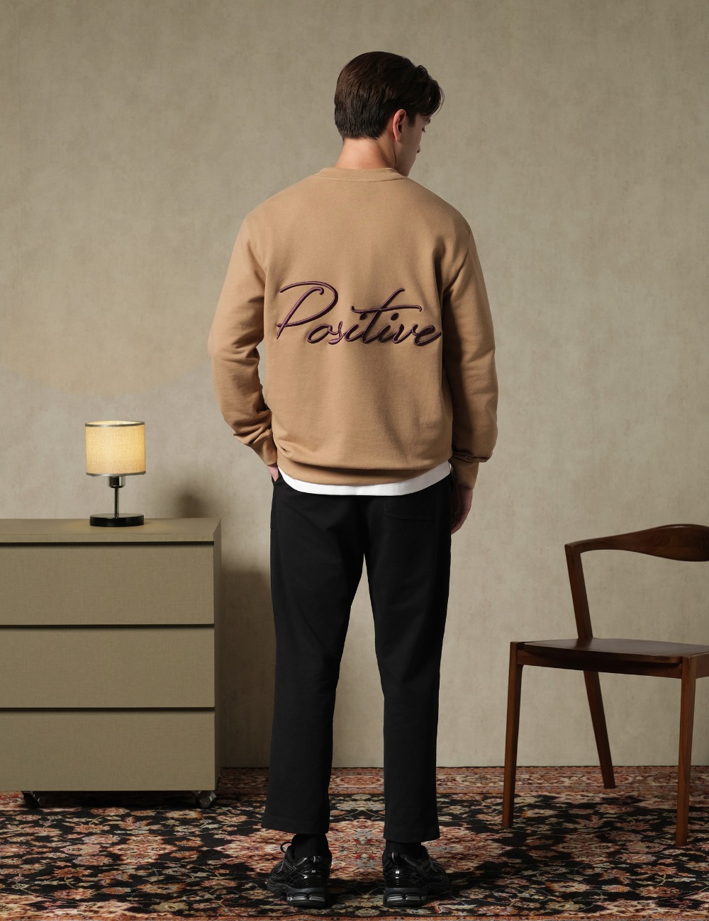 Positive Sweatshirt Beige