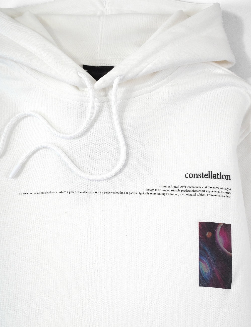 Arkline Constellation Pullover Hoodie White