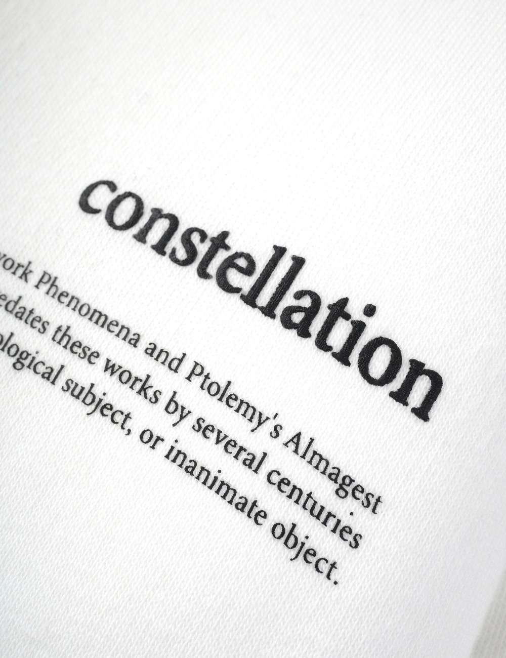 Arkline Constellation Pullover Hoodie White