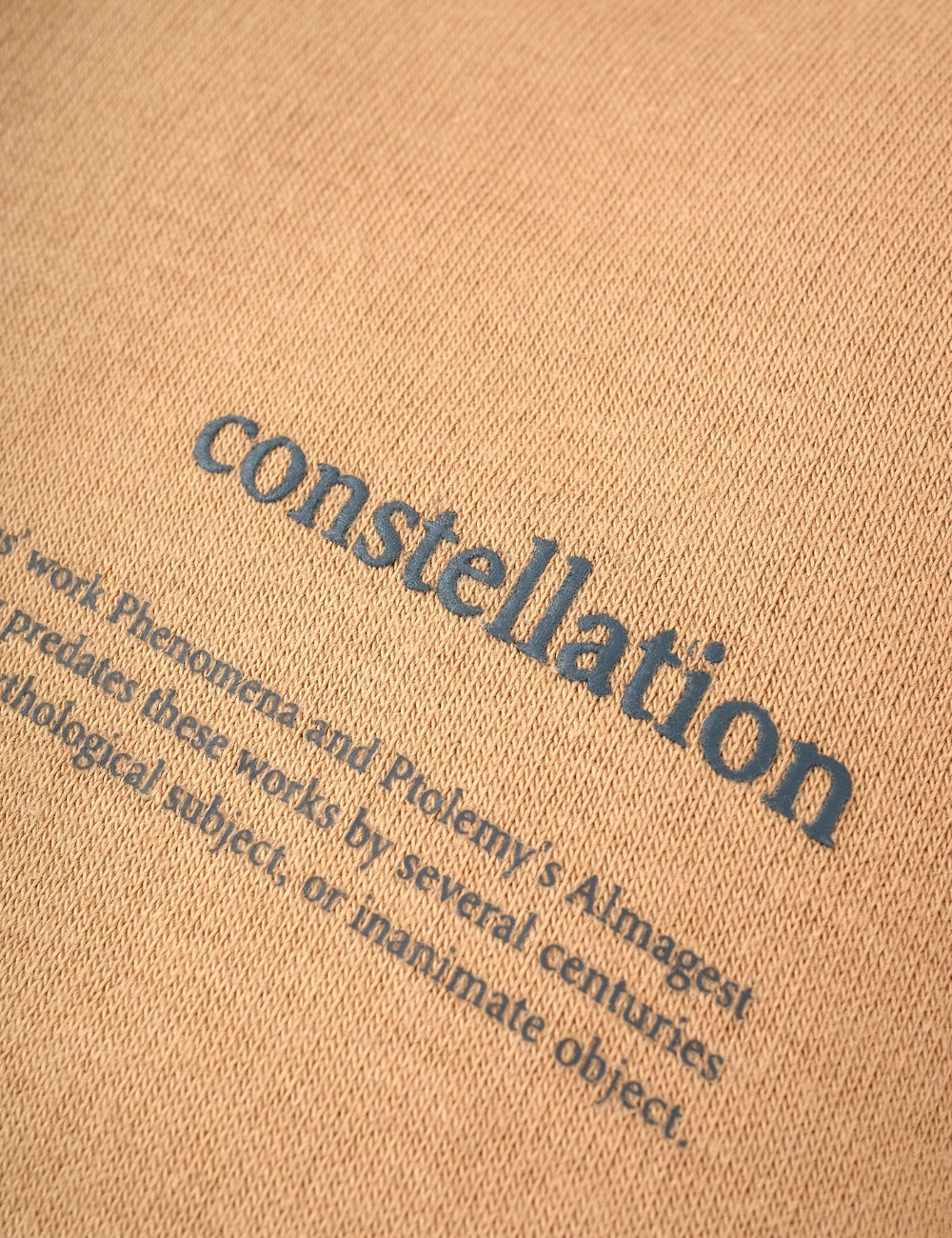 Arkline Constellation Pullover Hoodie Beige