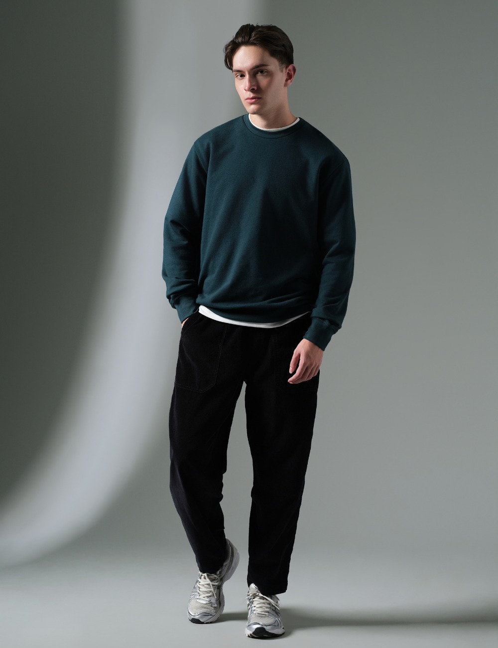 Arkline Base Solid Sweatshirt British Green