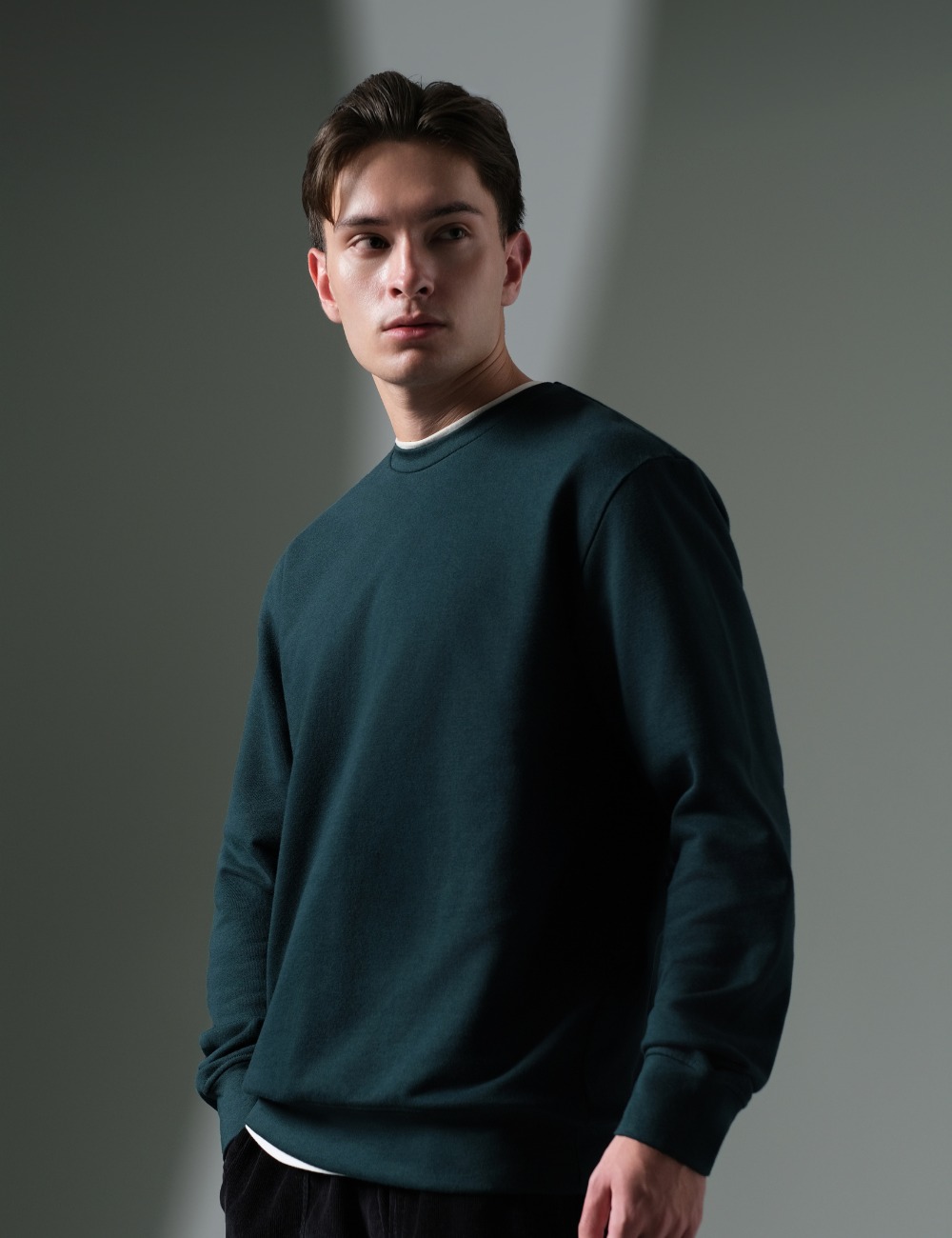 Arkline Base Solid Sweatshirt British Green