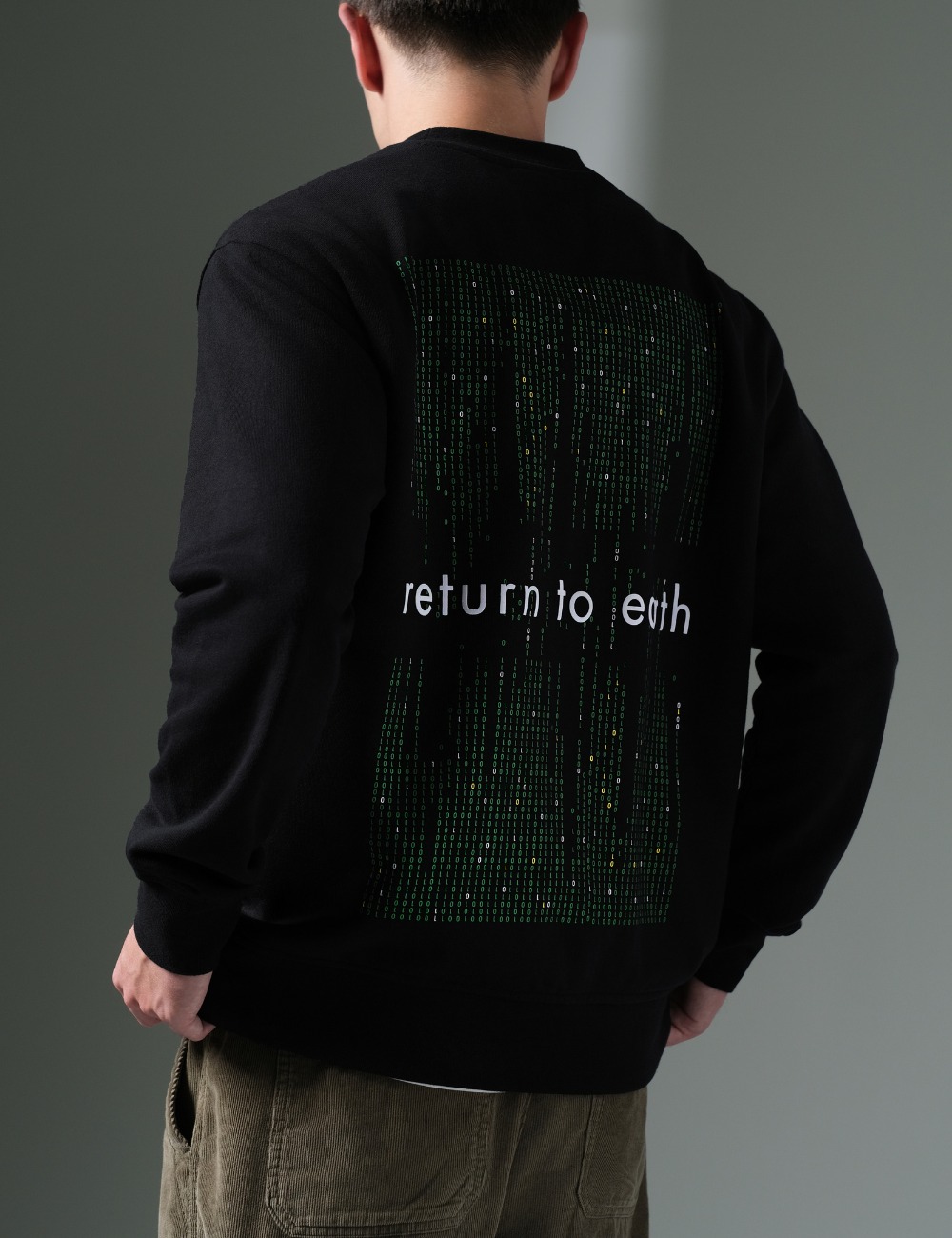 Arkline Return to Earth Black Sweatshirt