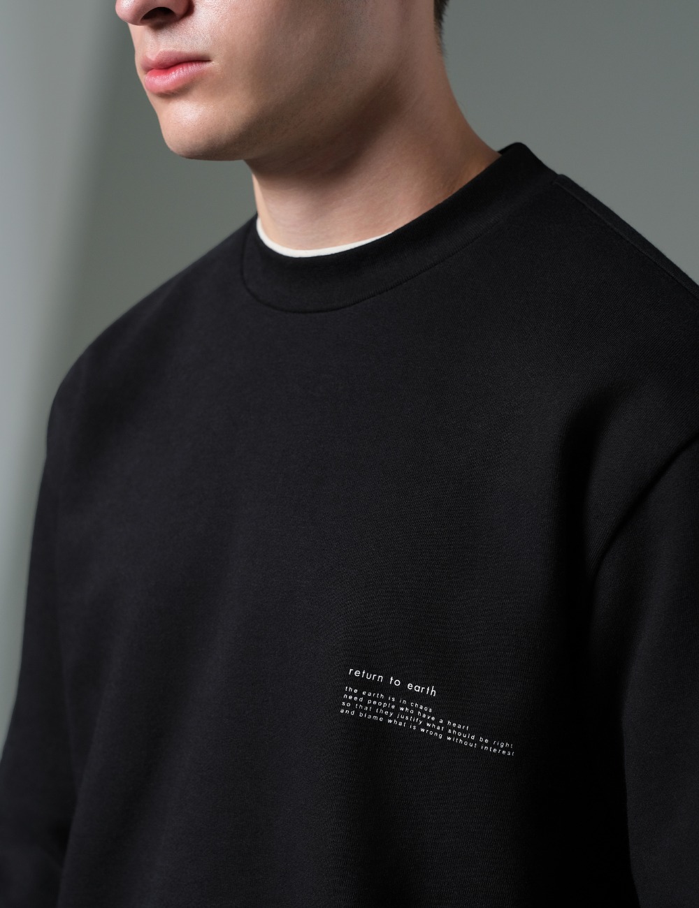 Arkline Return to Earth Black Sweatshirt