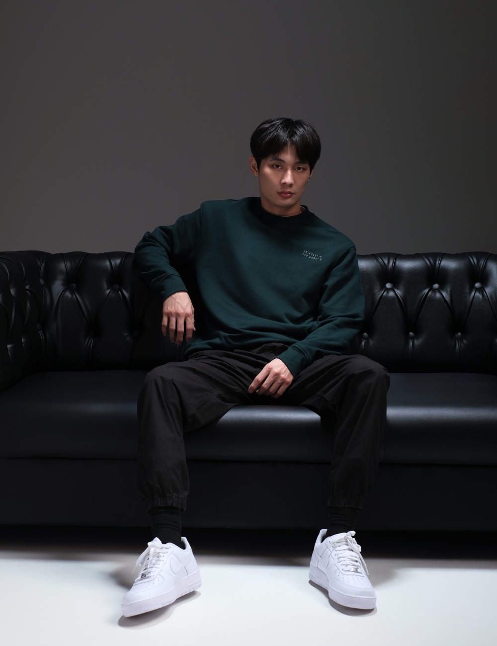 Arkline Collage Tokyo Sweatshirt British Green