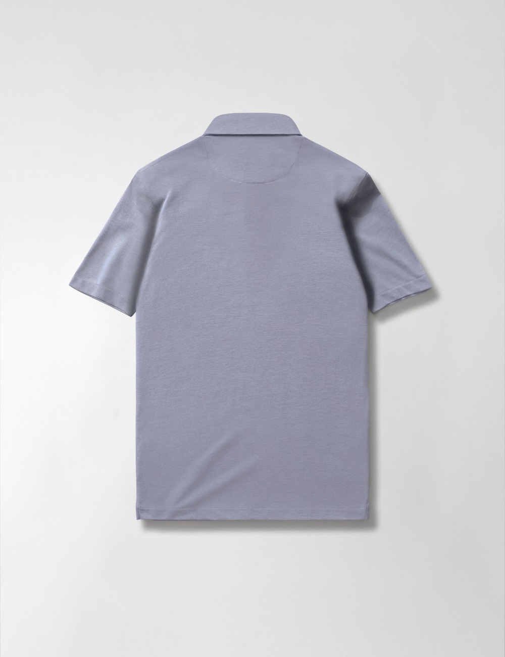 Arkline Hybrid Button Down Collar Polo Shirt Blue Horizon