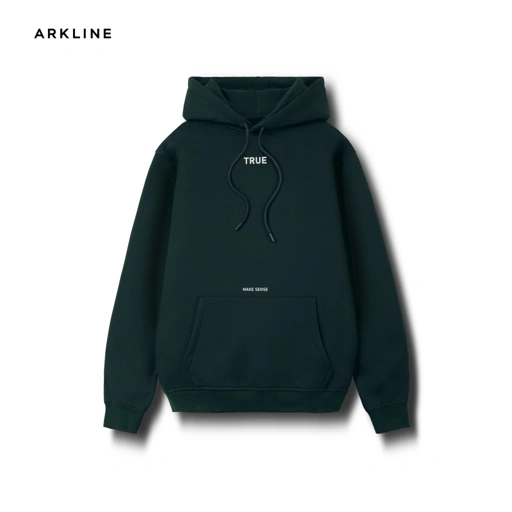 Image of Arkline True Pullover Hoodie British Green