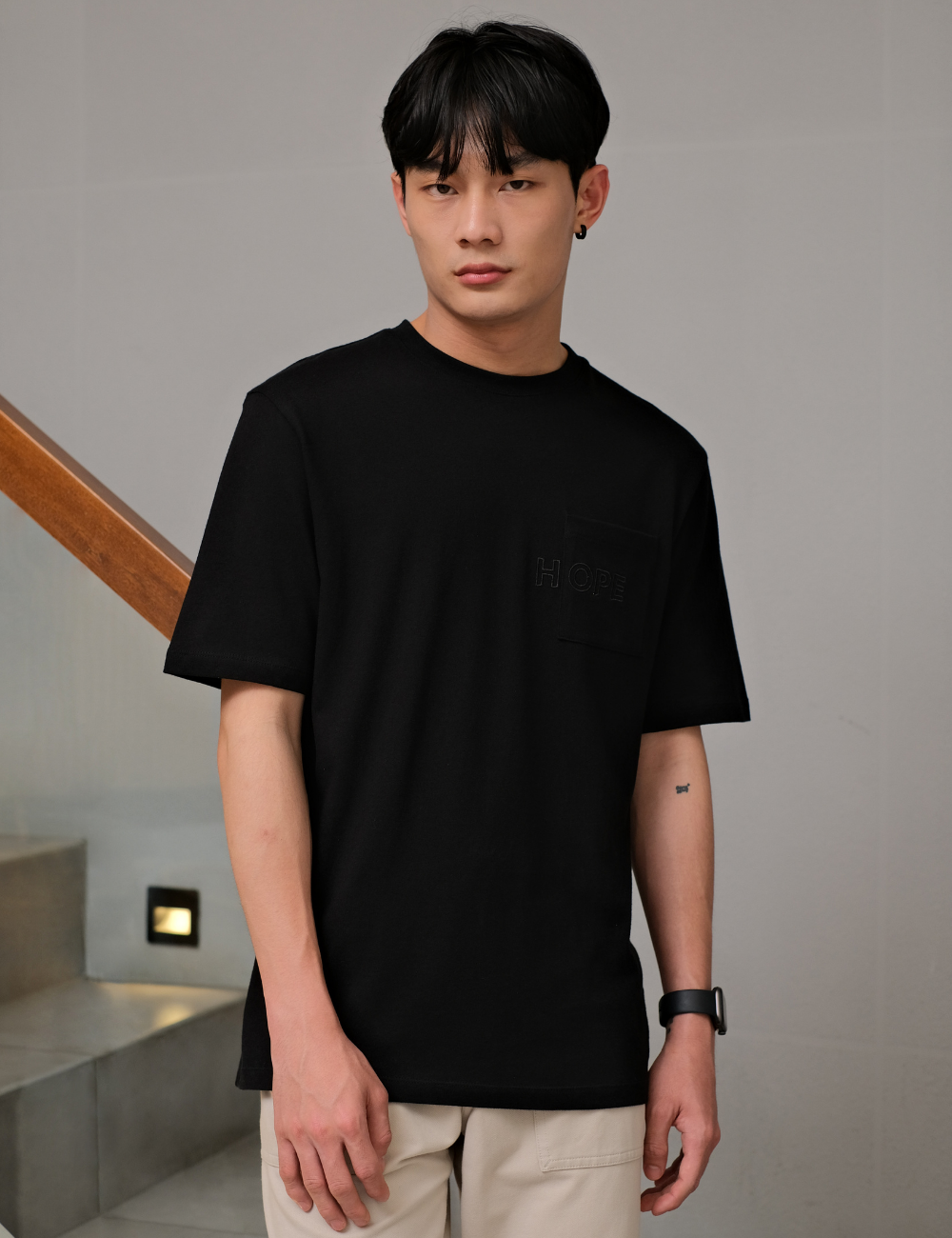 Words of Life "HOPE" Obsidian Black T-shirt
