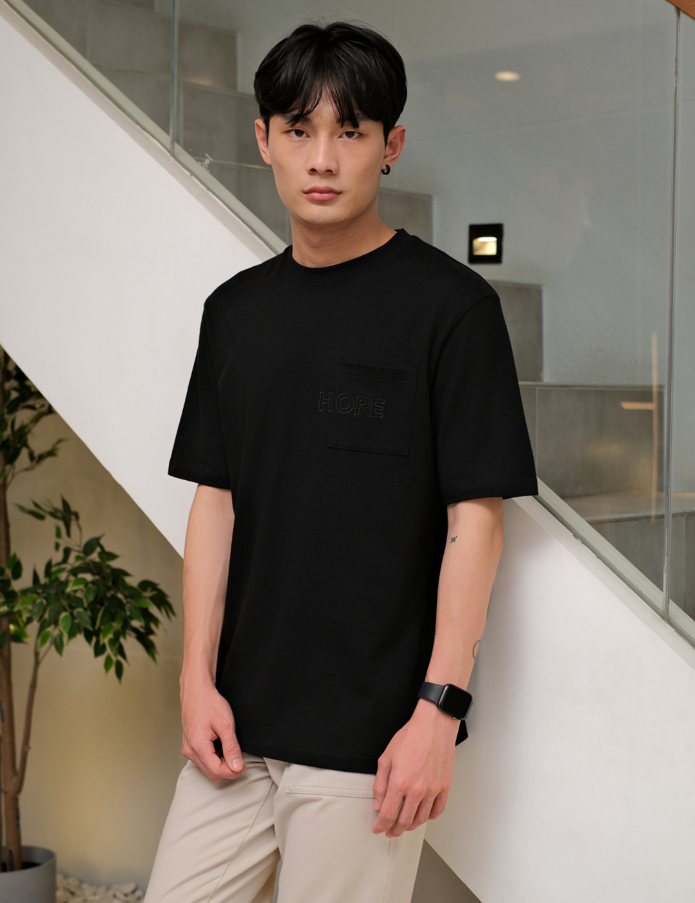 Words of Life "HOPE" Obsidian Black T-shirt