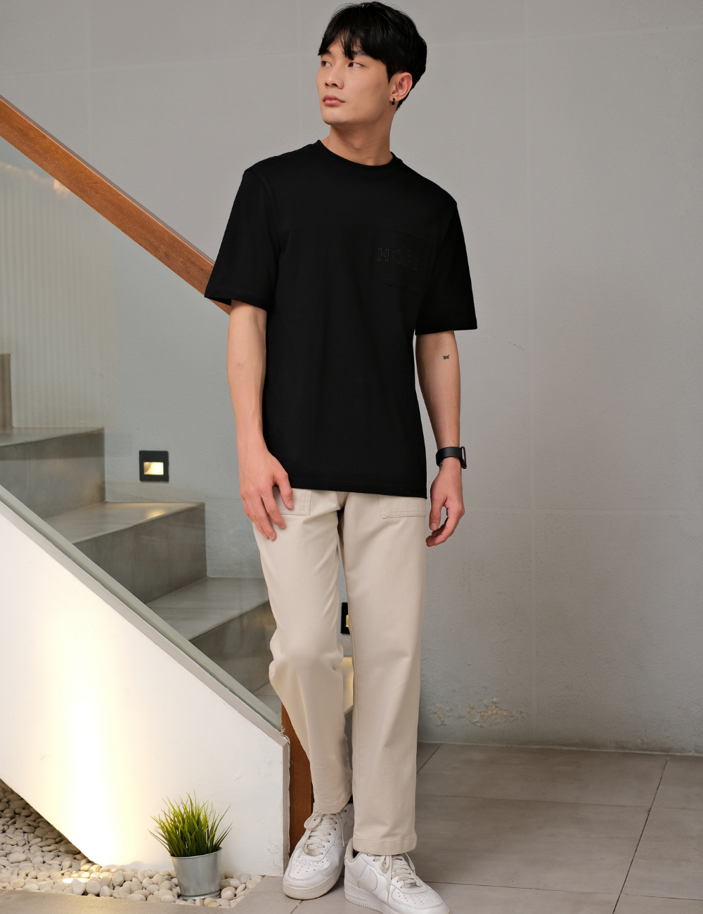Words of Life "HOPE" Obsidian Black T-shirt