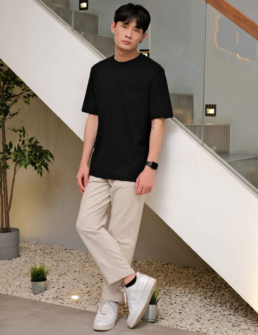 Words of Life "HOPE" Obsidian Black T-shirt