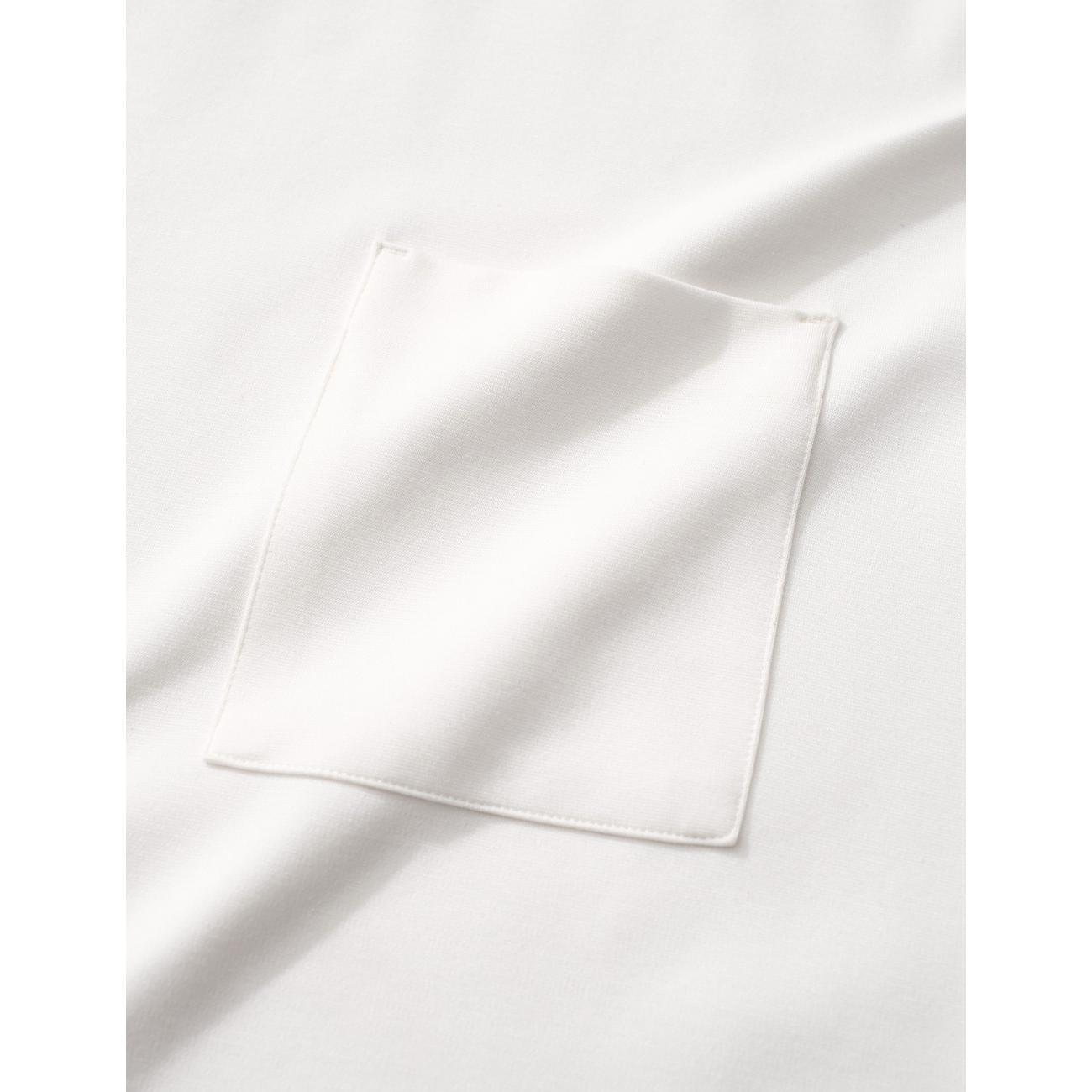 Arkline Boxy Pocket Tee White