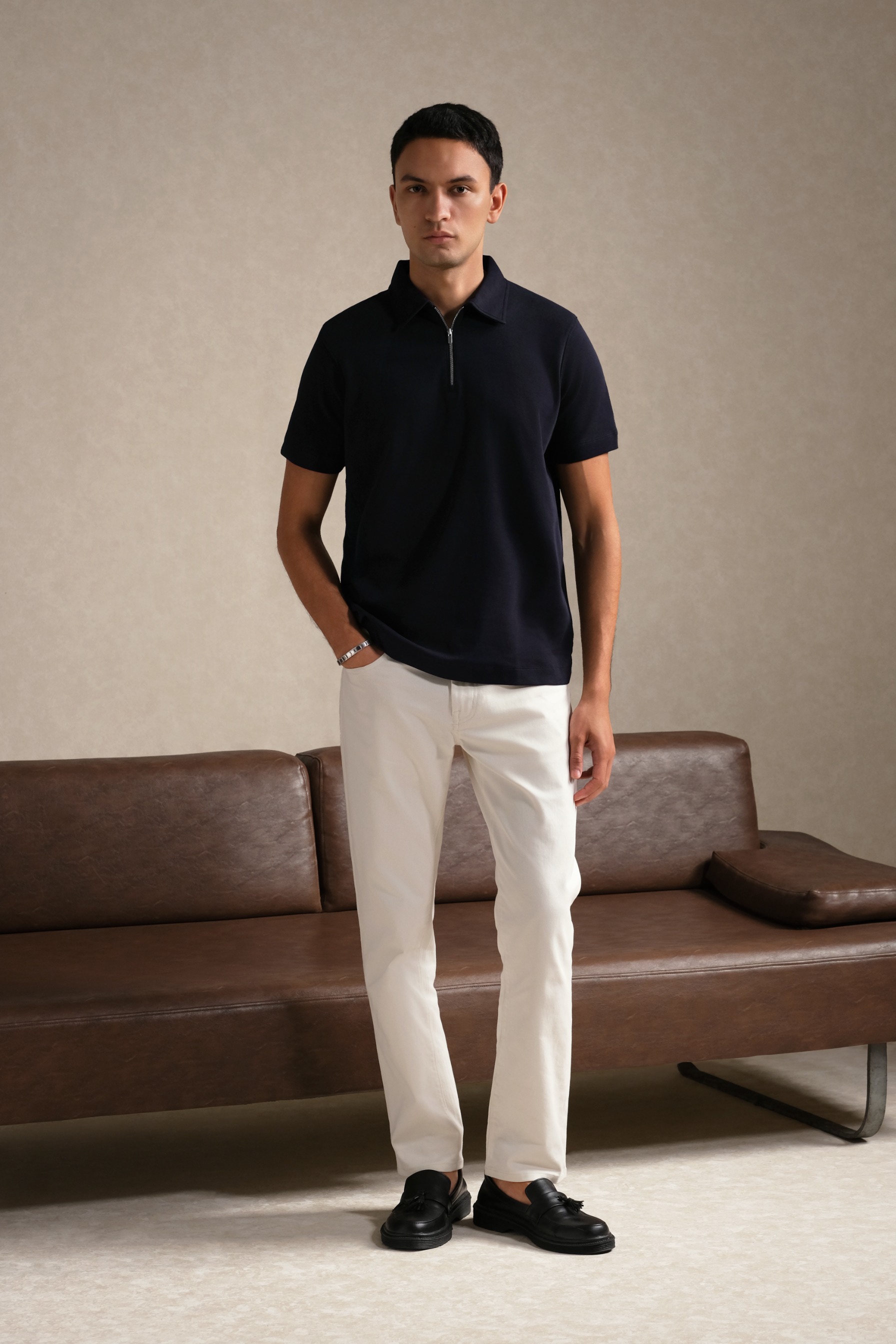 Arkline Cerniera Polo SS Shirt Maastricht Navy