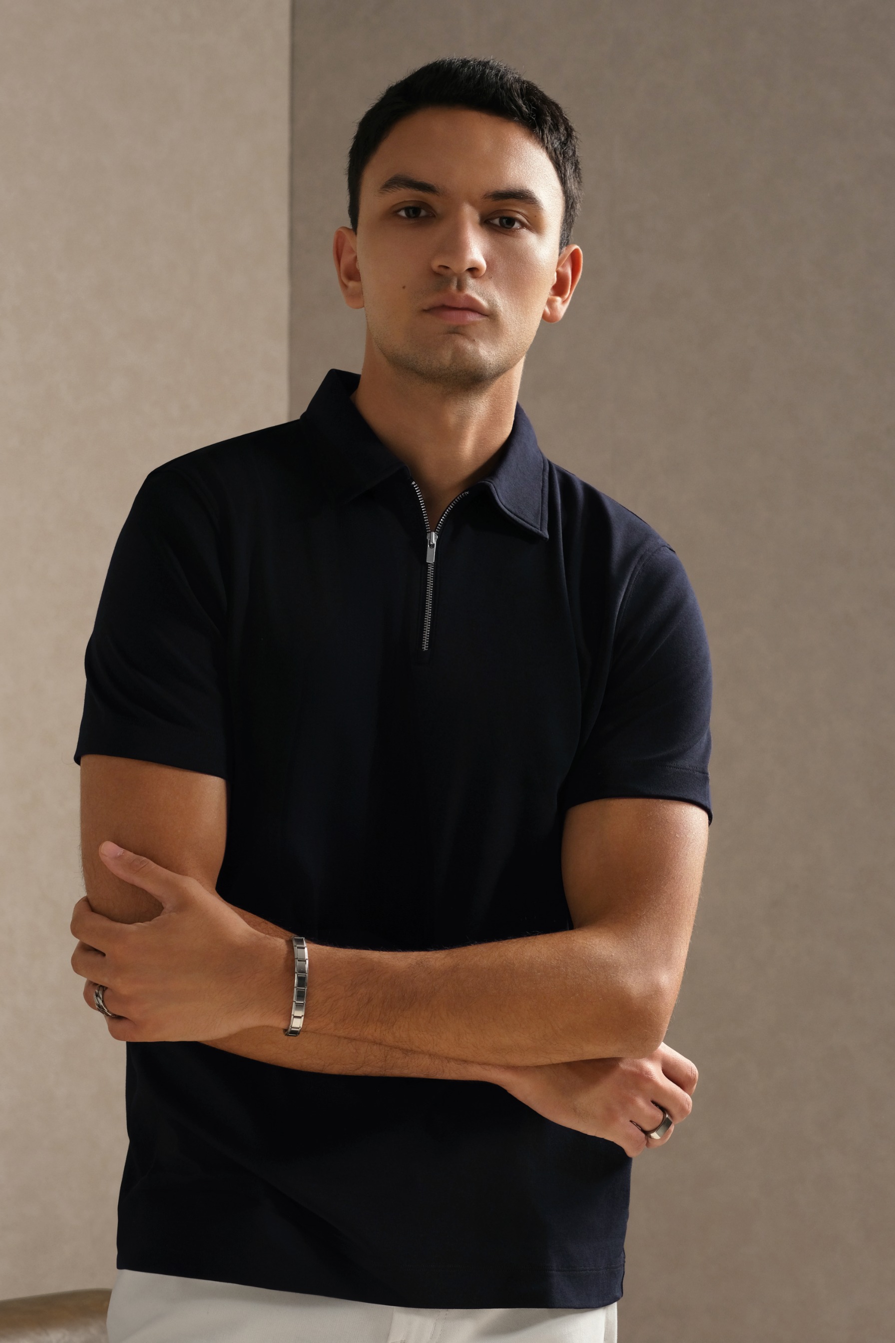 Arkline Cerniera Polo SS Shirt Maastricht Navy