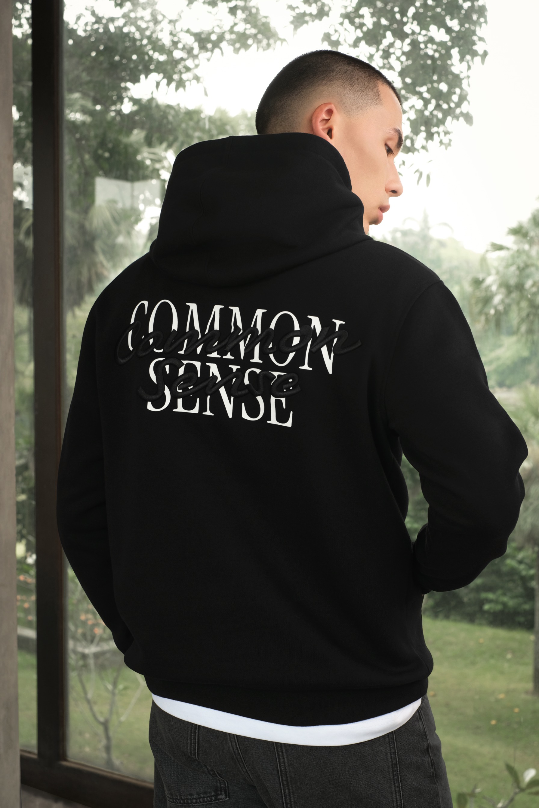 Arkline Common Sense Pullover Hoodie Black