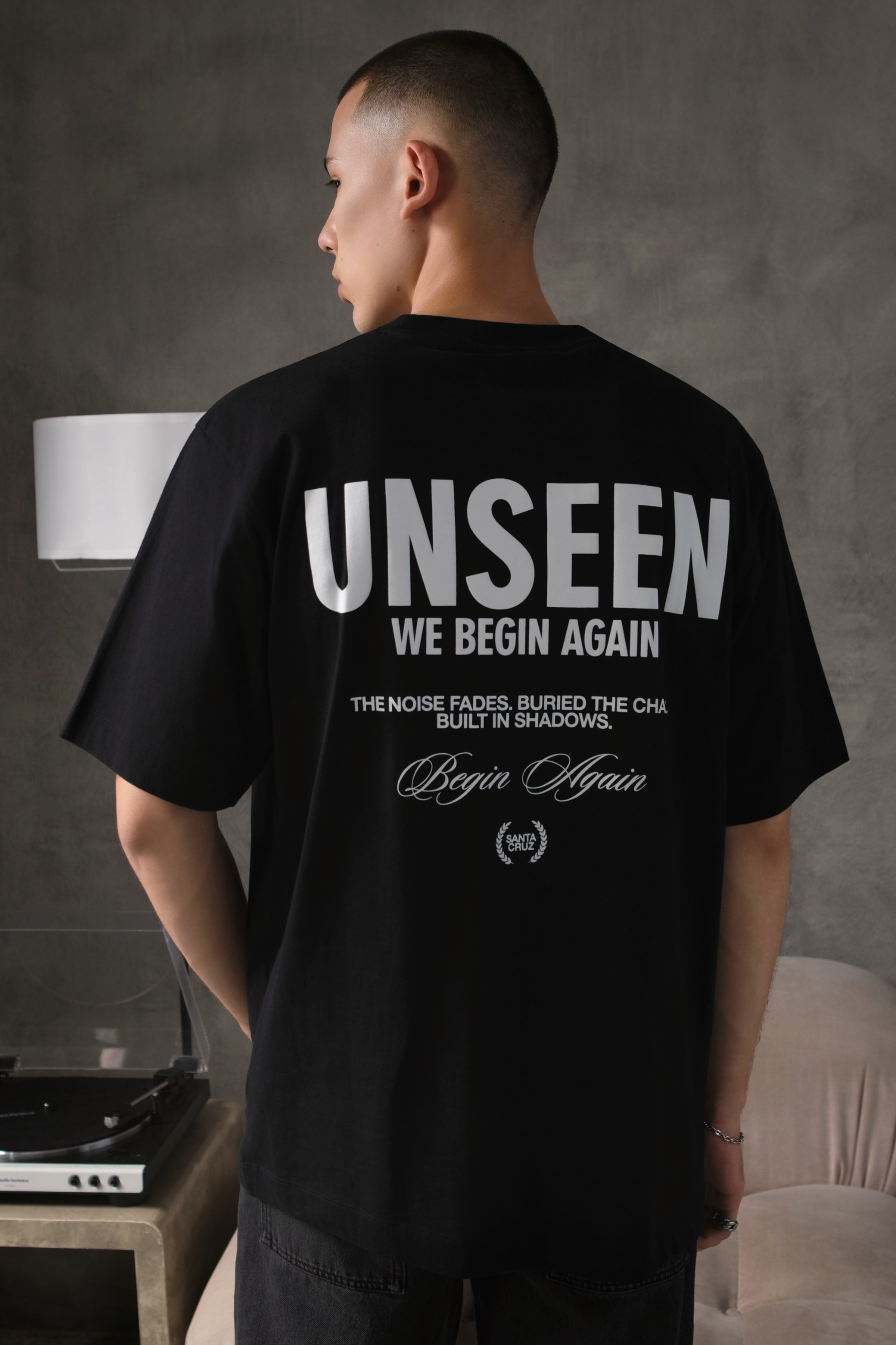 Arkline Unseen T-shirt Obsidian Black