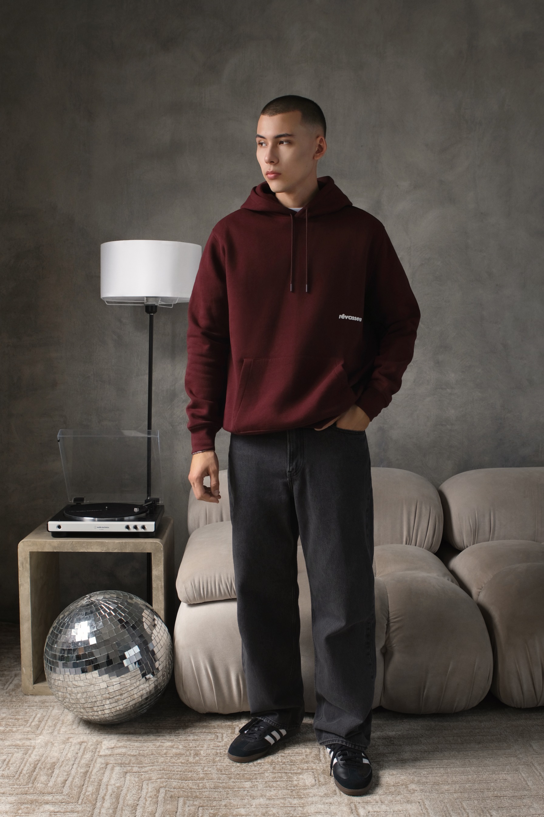 Revasseur Pullover Hoodie Maroon