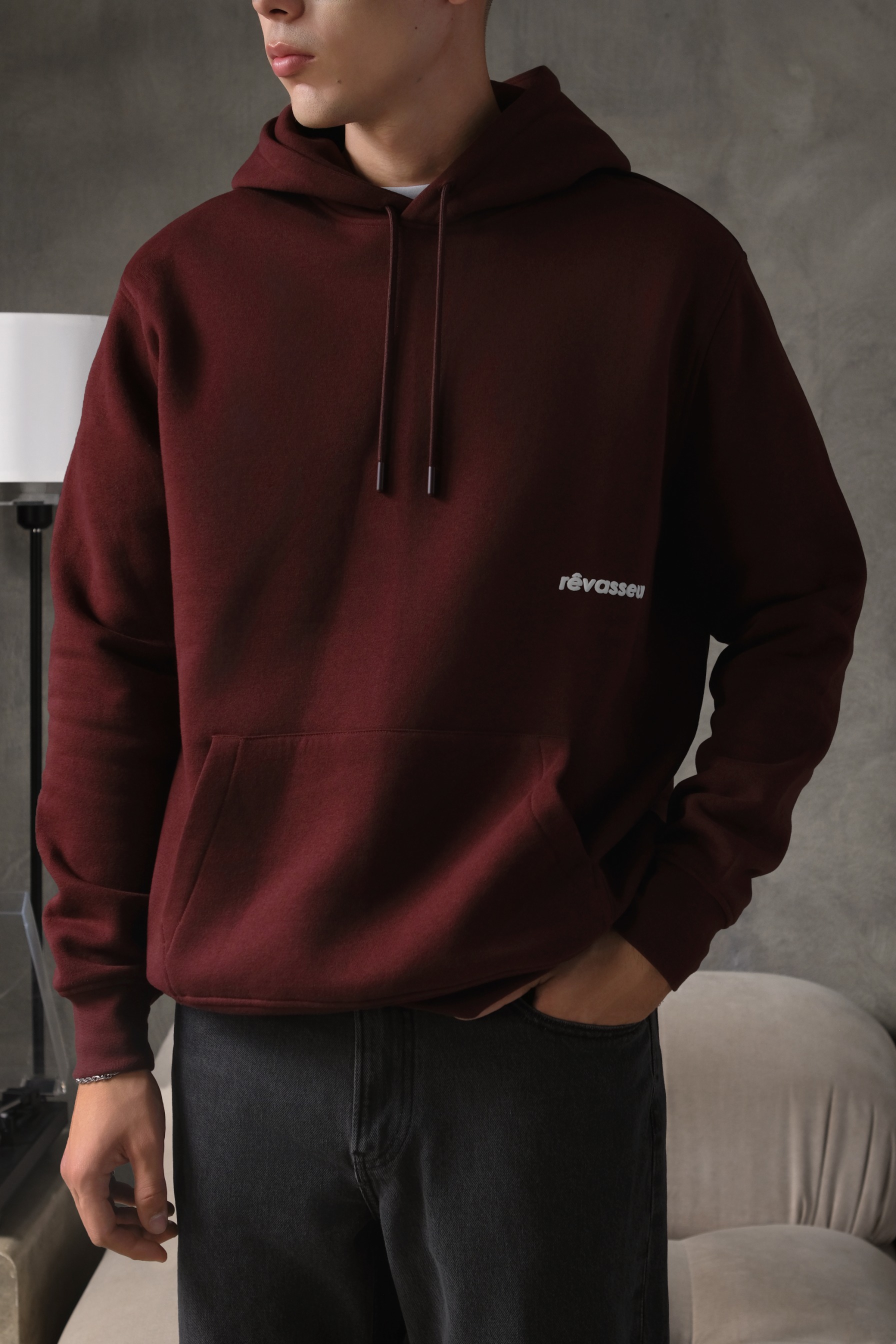 Revasseur Pullover Hoodie Maroon