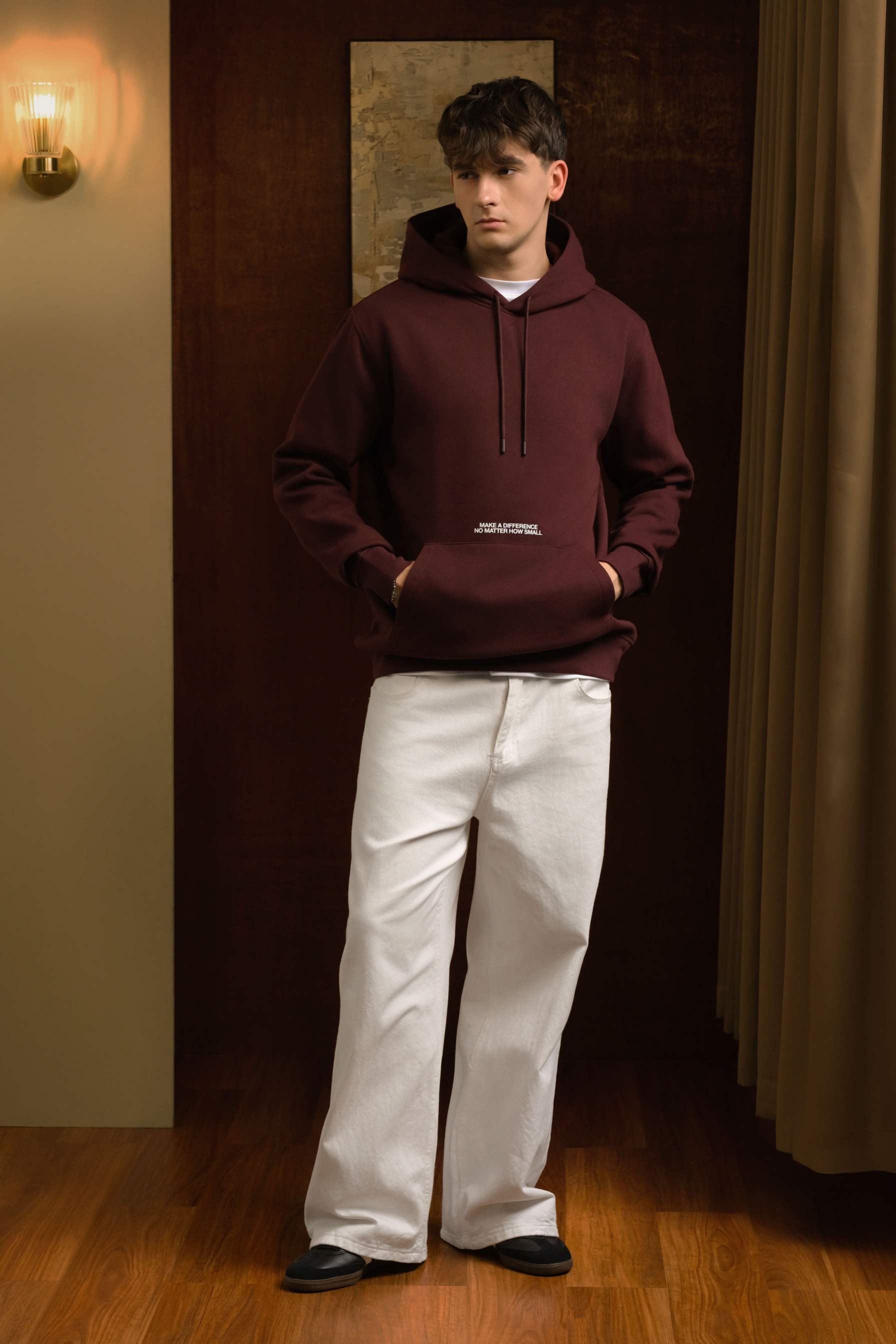Arkline Alive Pullover Hoodie Maroon