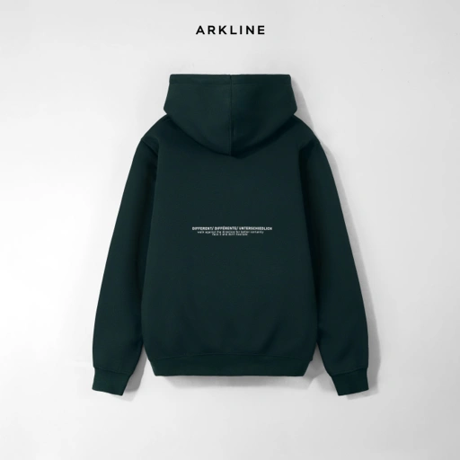 Image of Arkline Different Pullover Hoodie British Green