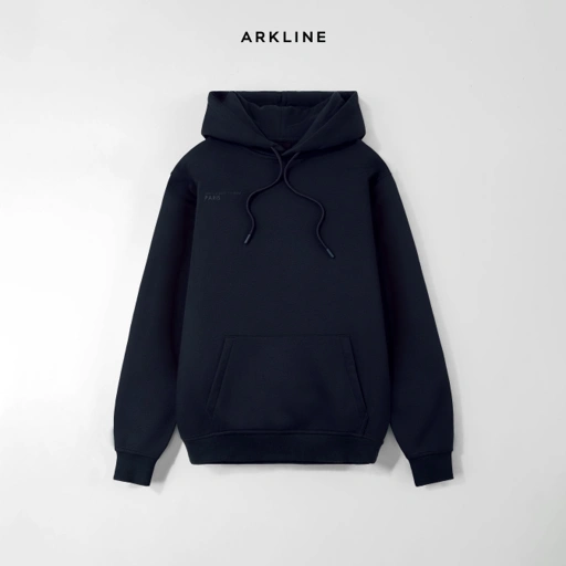 Image of Arkline Paris Pullover Hoodie Midnight Navy