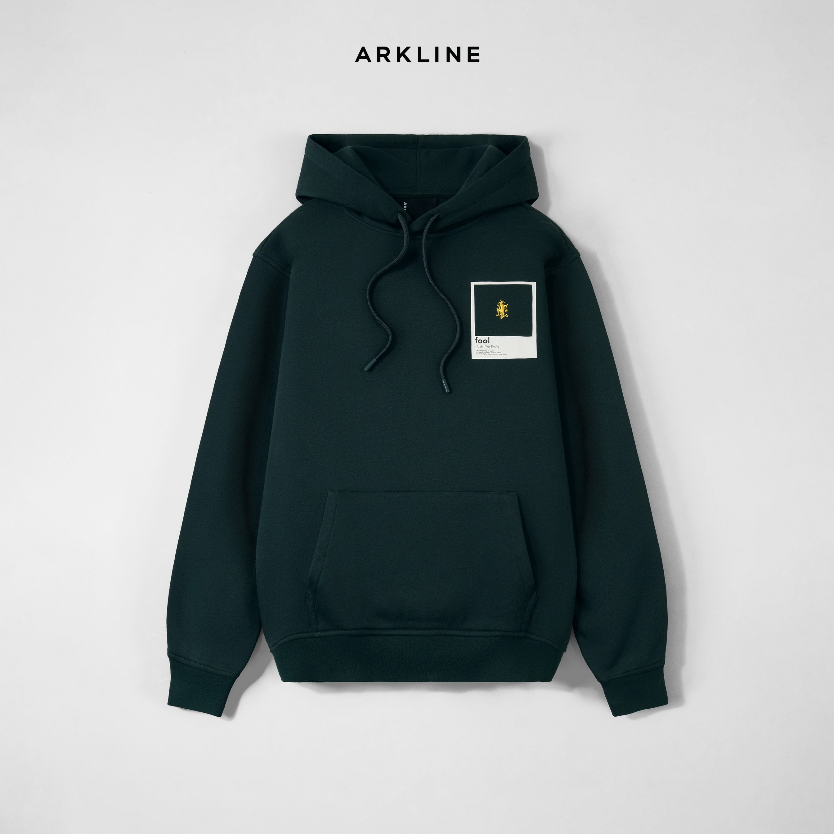 Arkline Fool Pullover Hoodie British Green