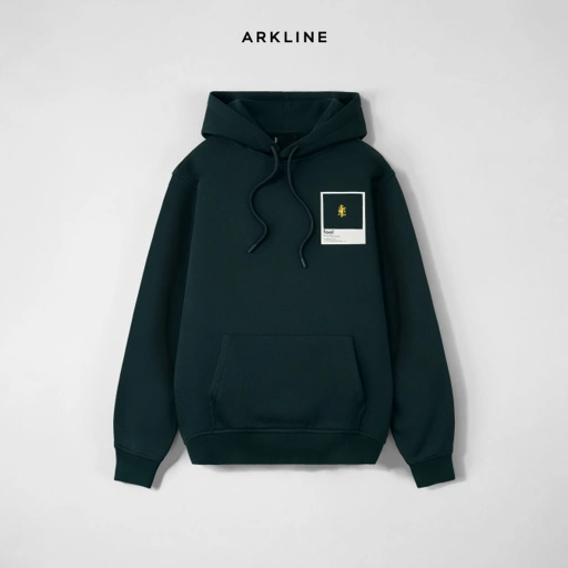 Image of Arkline Fool Pullover Hoodie British Green
