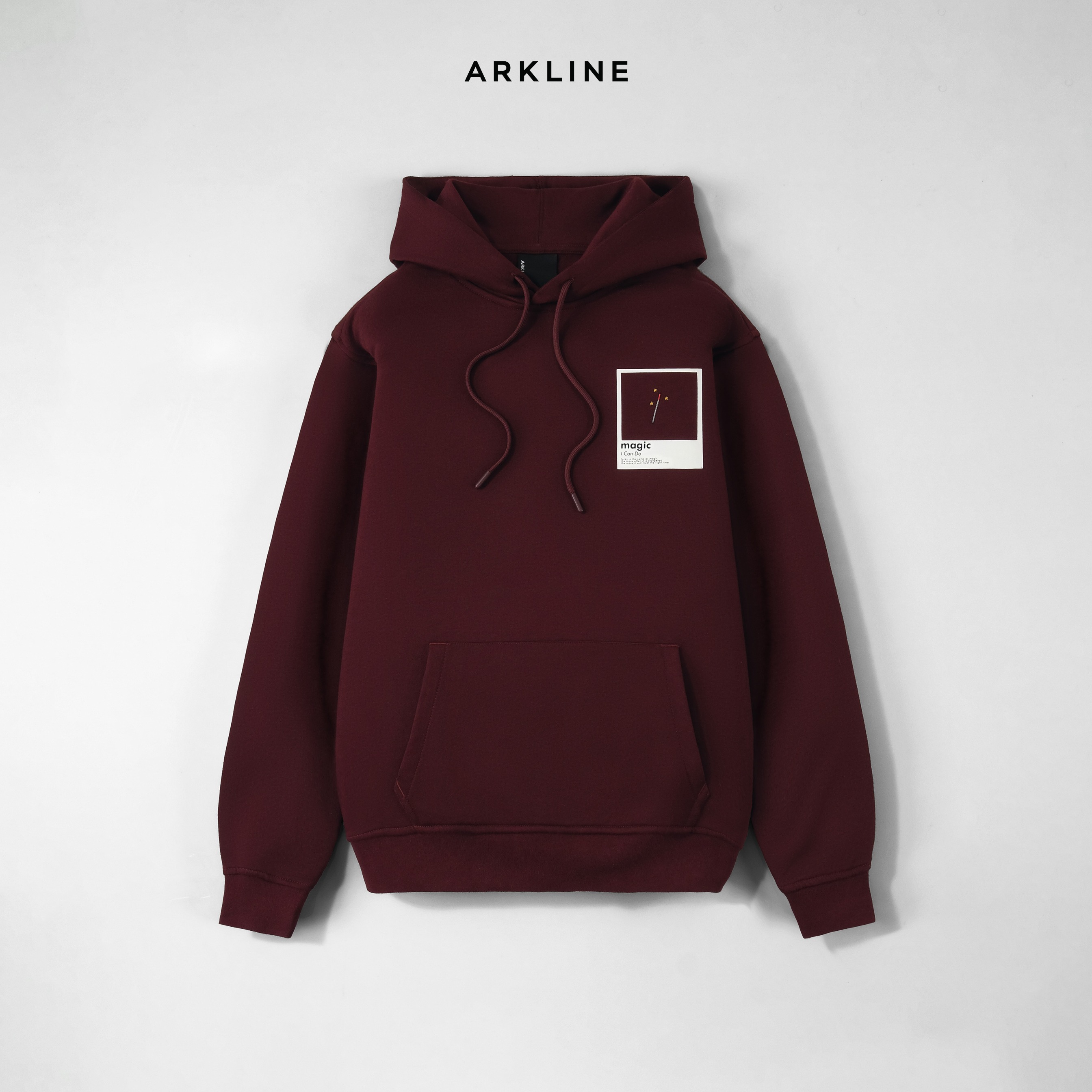 Arkline Magic Pullover Hoodie Maroon