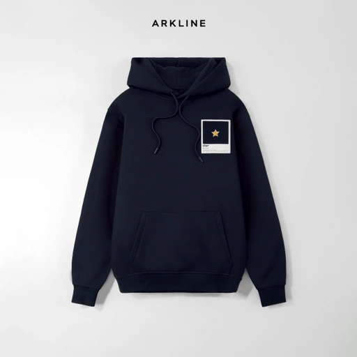 Image of Arkline Star Pullover Hoodie Deep Navy