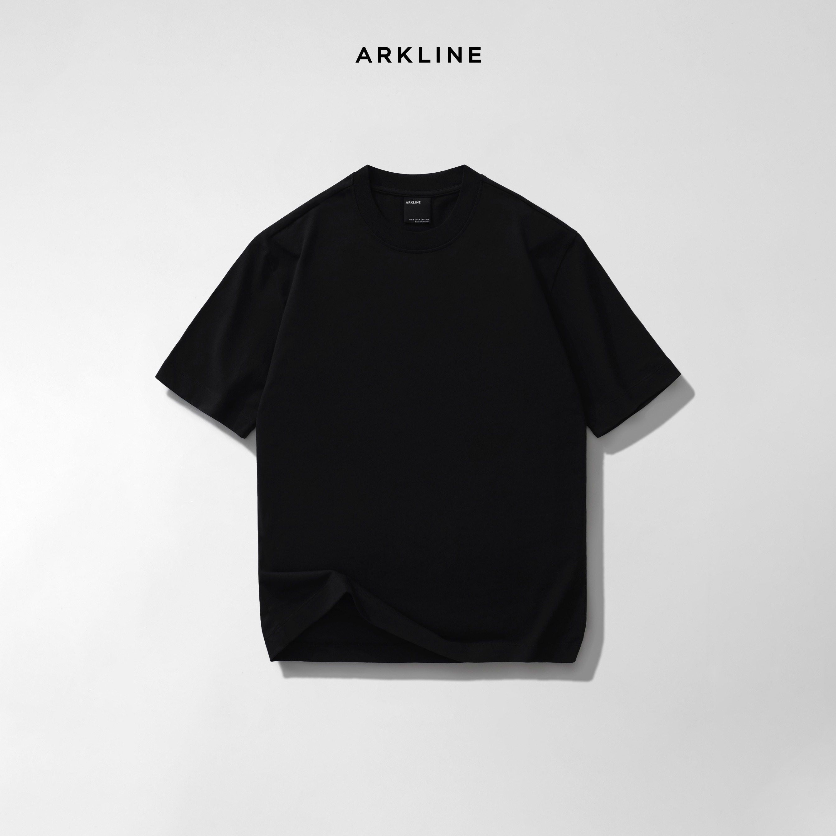 Arkline Peace Oversize Tee Carbon Black