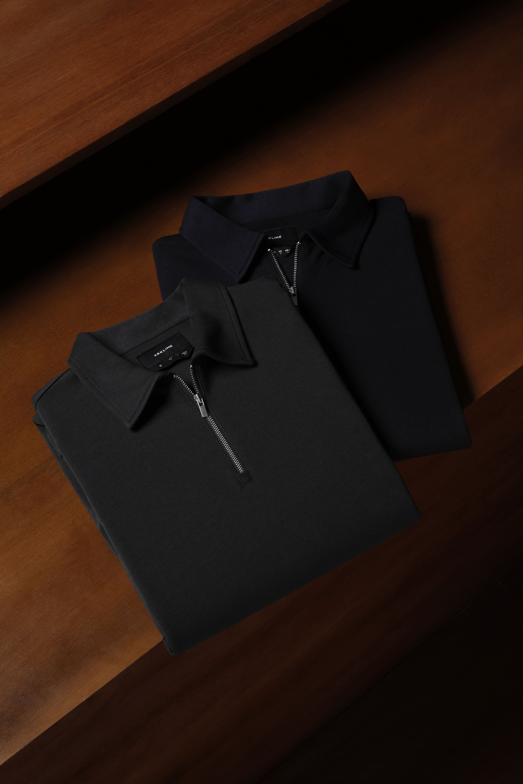Arkline Cerniera Polo SS Shirt Sophisto Grey
