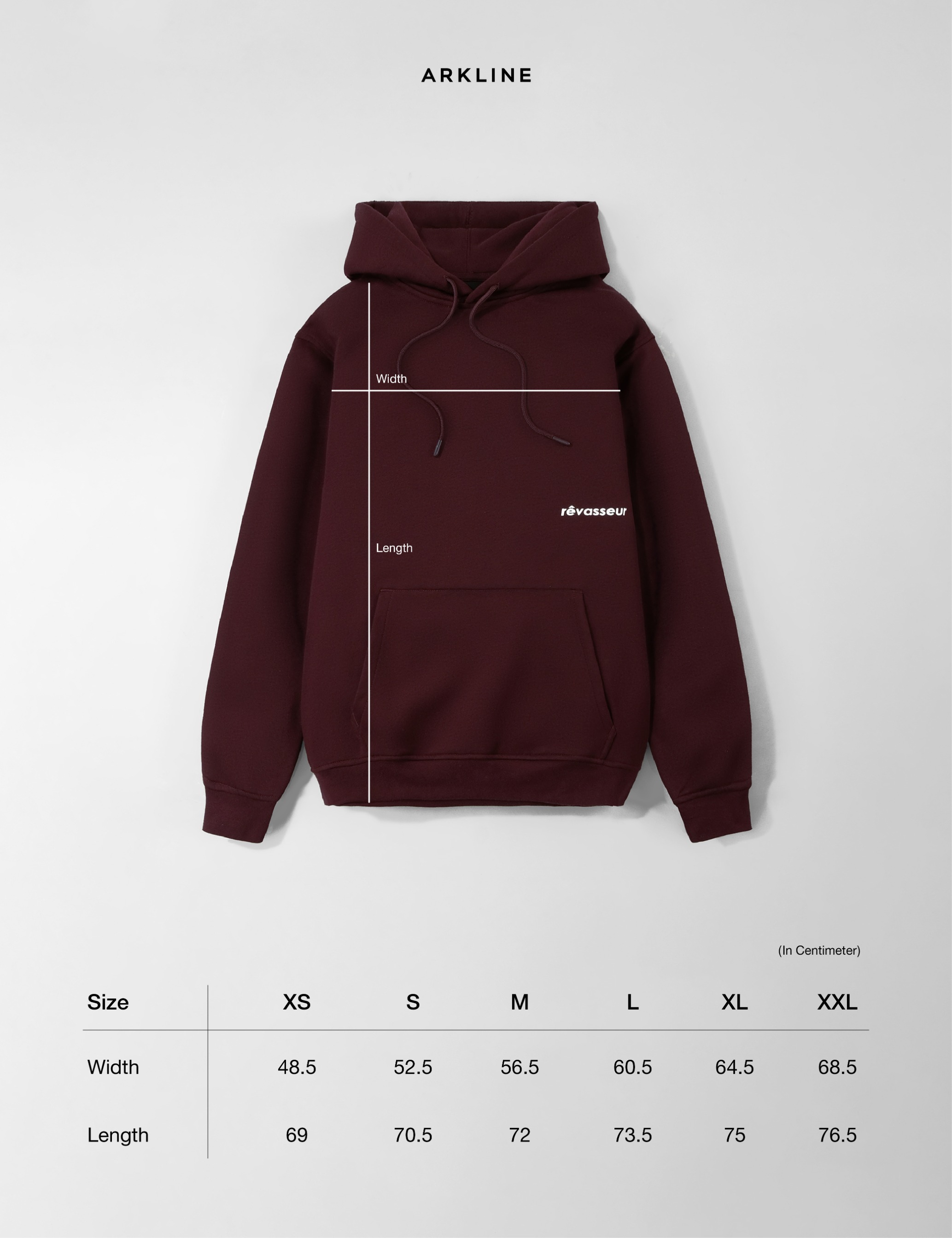 Revasseur Pullover Hoodie Maroon