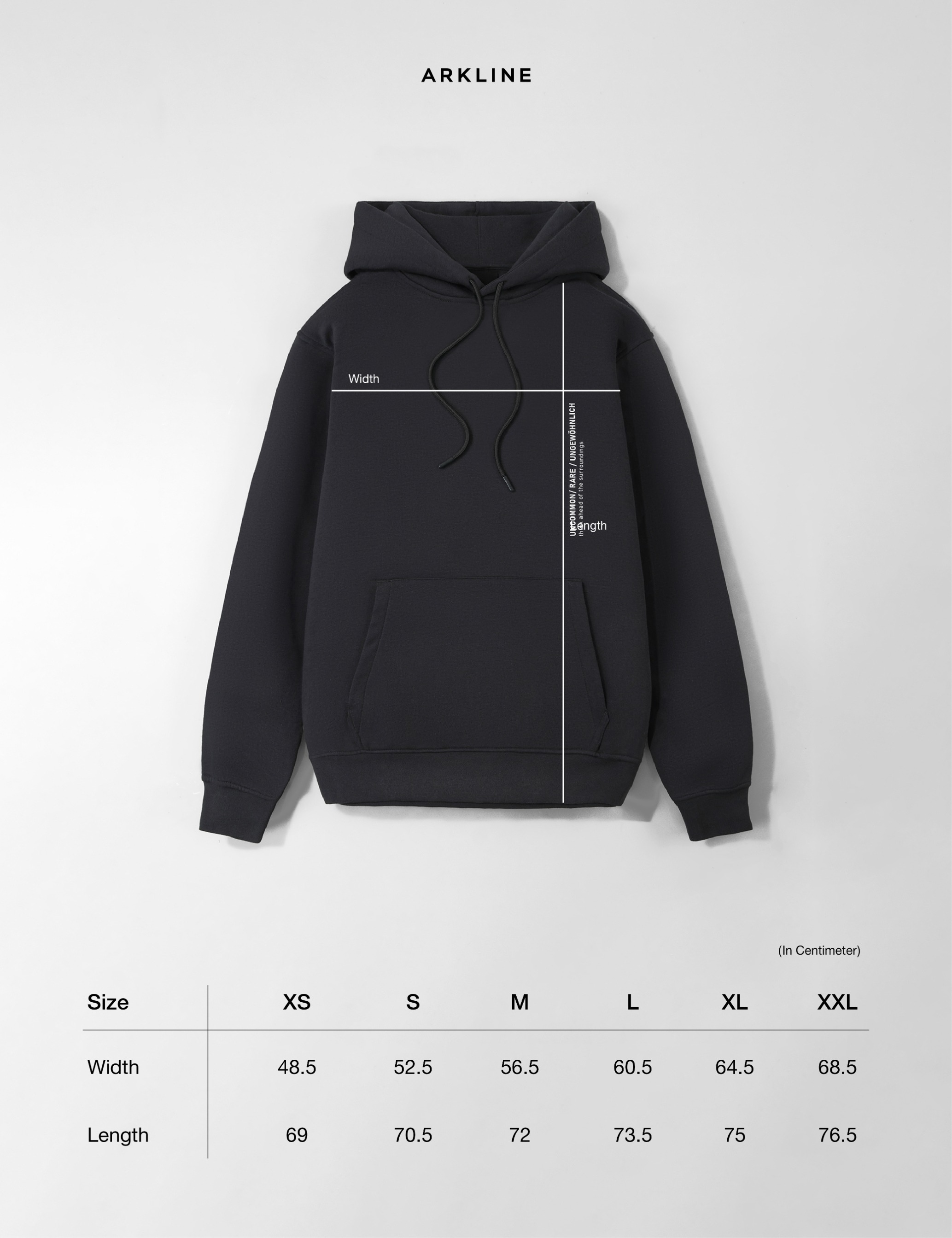 Arkline Uncommon Pullover Hoodie Shadow Grey