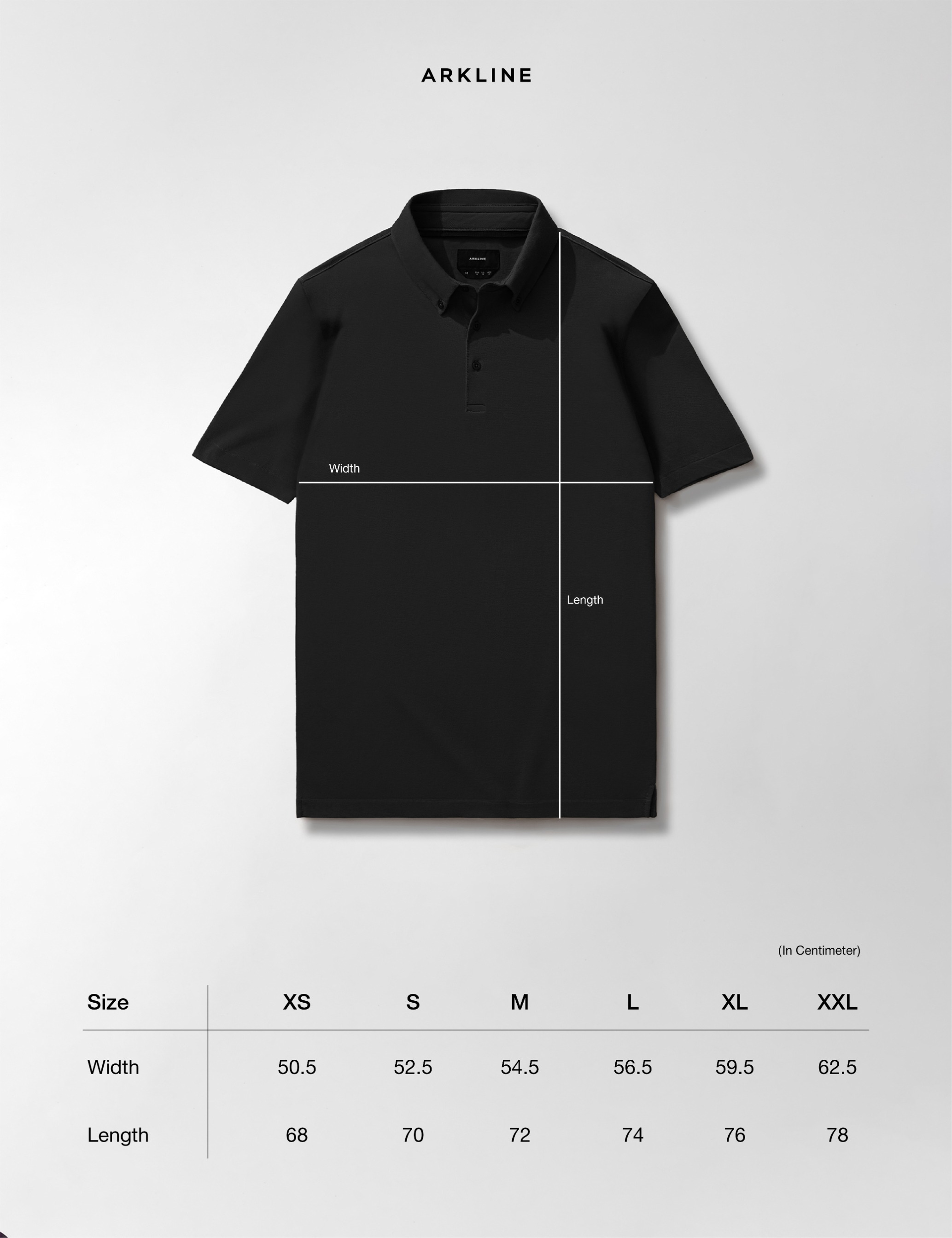 Arkline Hybrid Button Down Collar Polo Shirt Grey Black