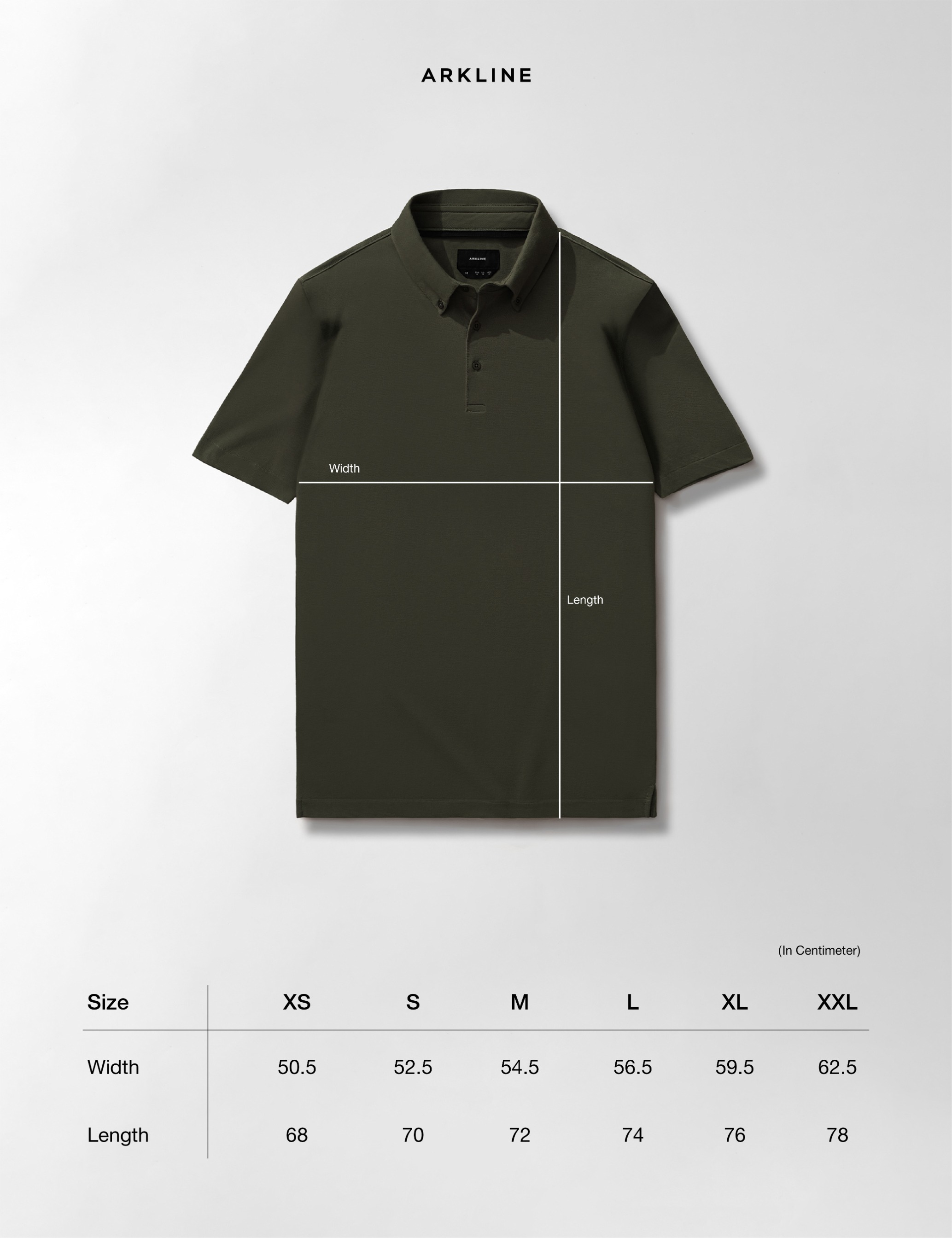 Arkline Hybrid Button Down Collar Polo Shirt Olive Forest