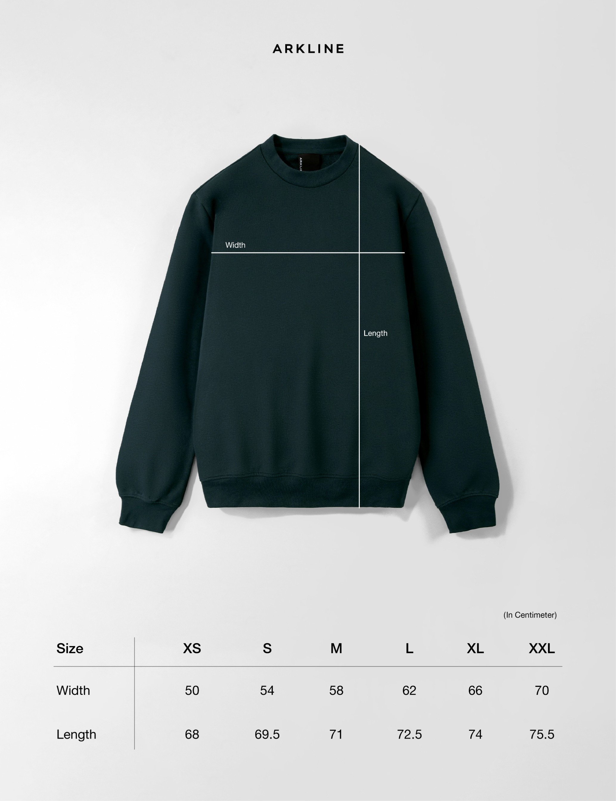 Arkline Base Solid Sweatshirt British Green