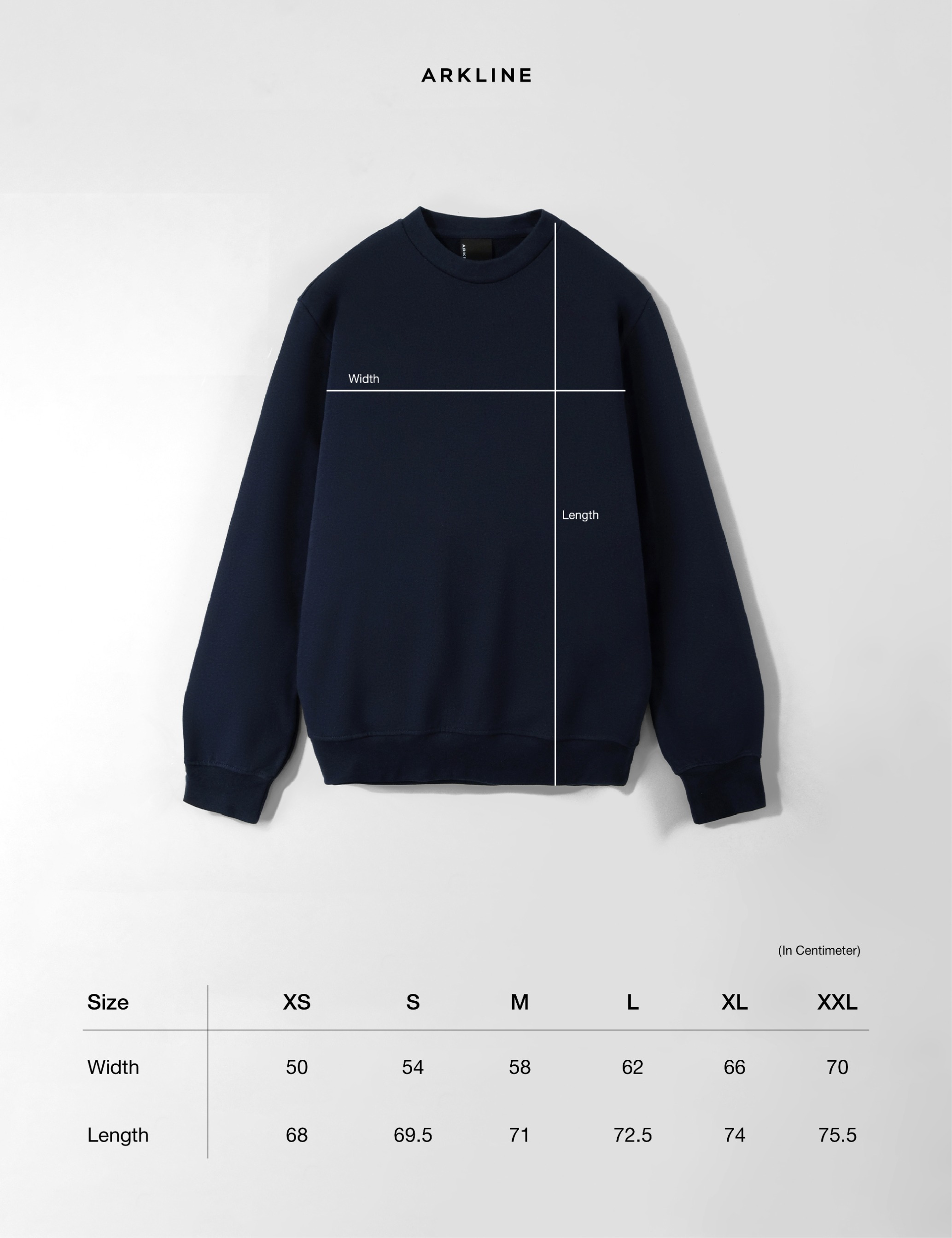 Base Solid Sweatshirt Deep Navy