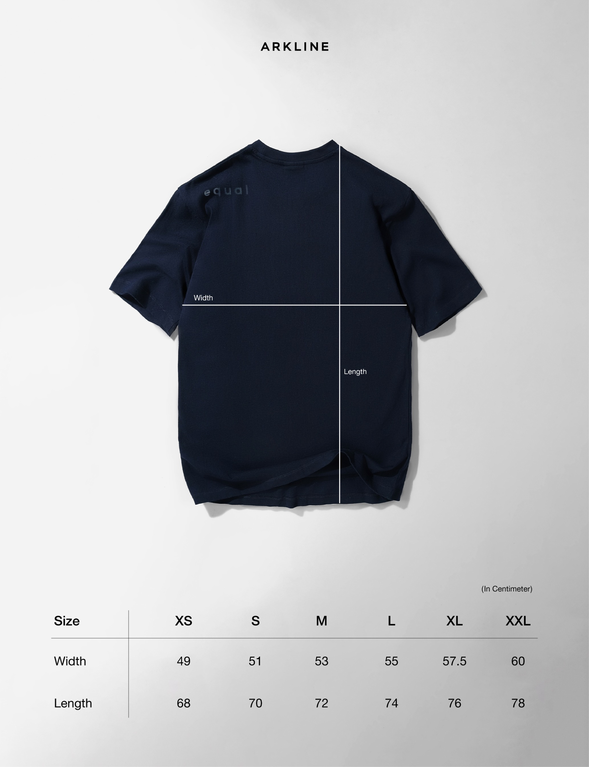 Arkline AI Family Equal Midnight Navy T-Shirt