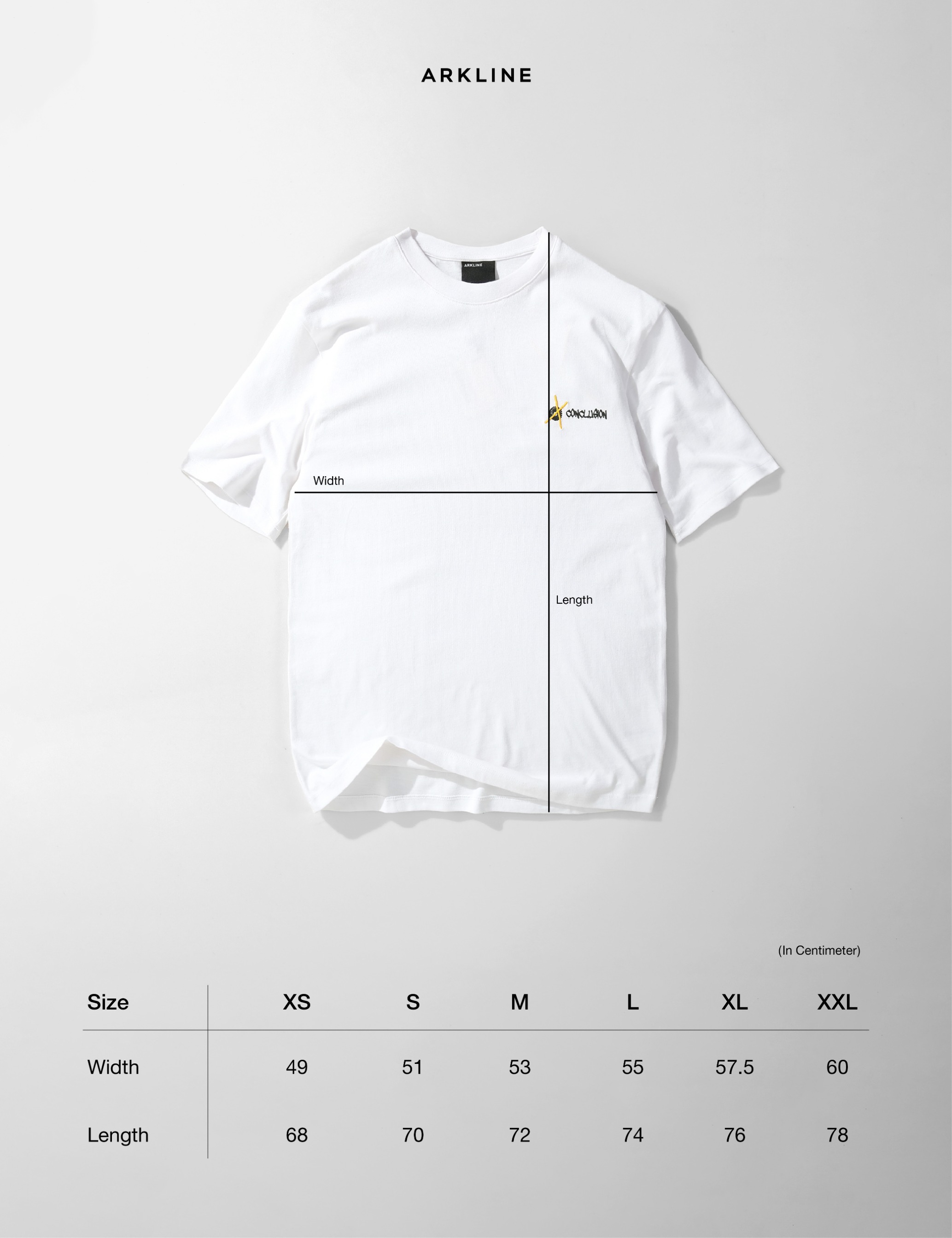 Arkline Conclusion T-shirt White